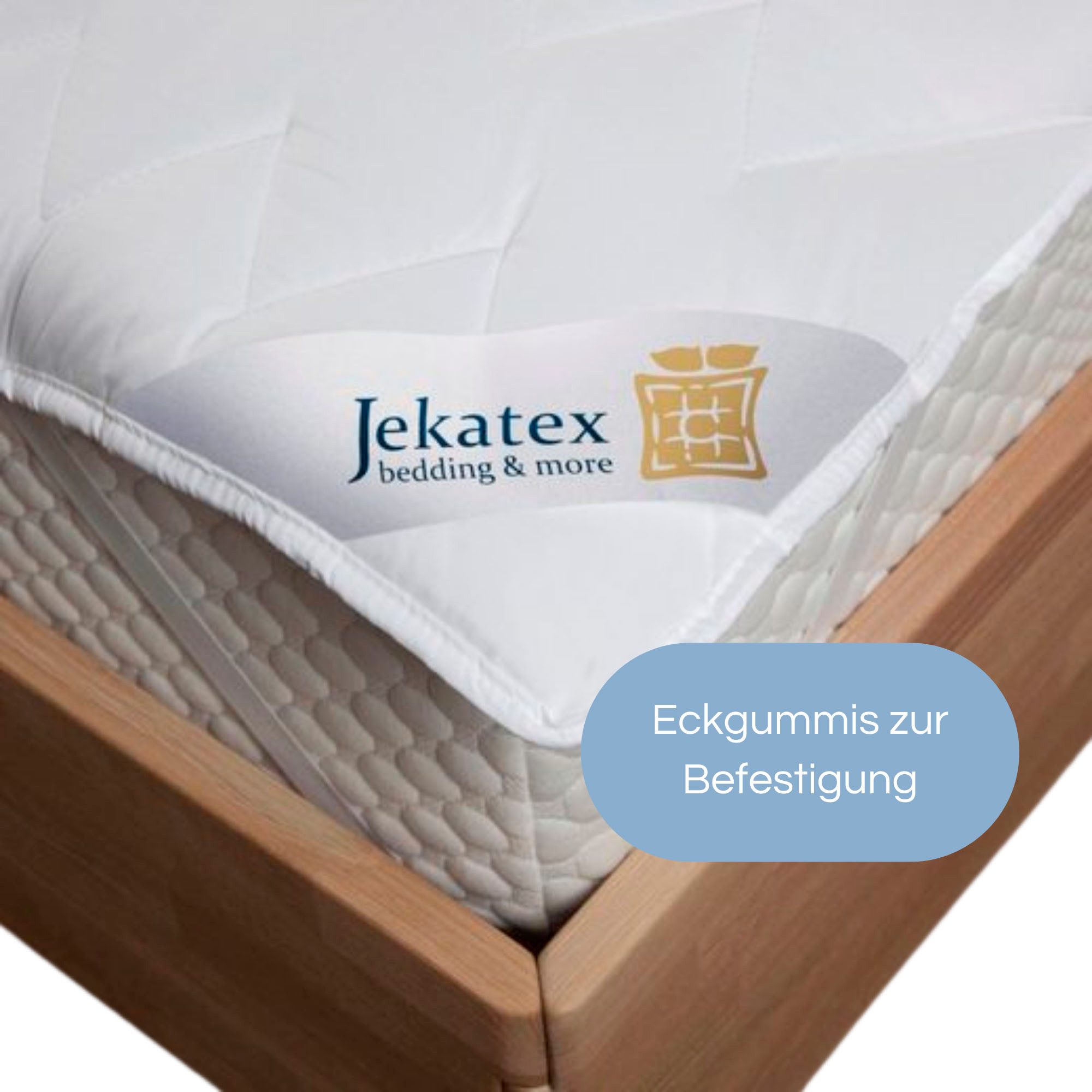 Jekatex Matrasdek Dekmatras aloë vera Oplage 90x200 cm voor matras met aloe vera verfijnd.