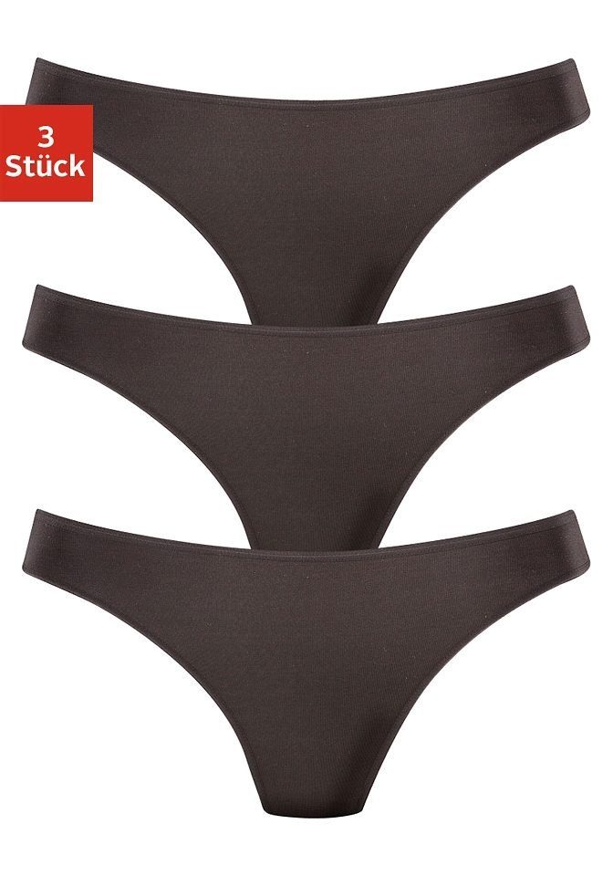 Lascana String Hoogwaardige modalkwaliteit (3 stuks)