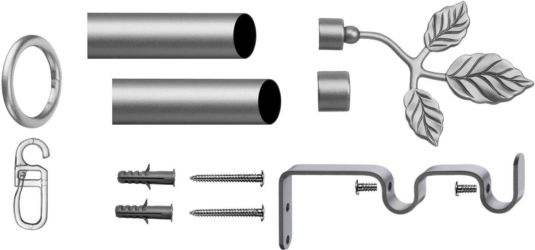 indeko Gordijnroede Toscane Complete set inclusief ringen en montagemateriaal (1 stuk)