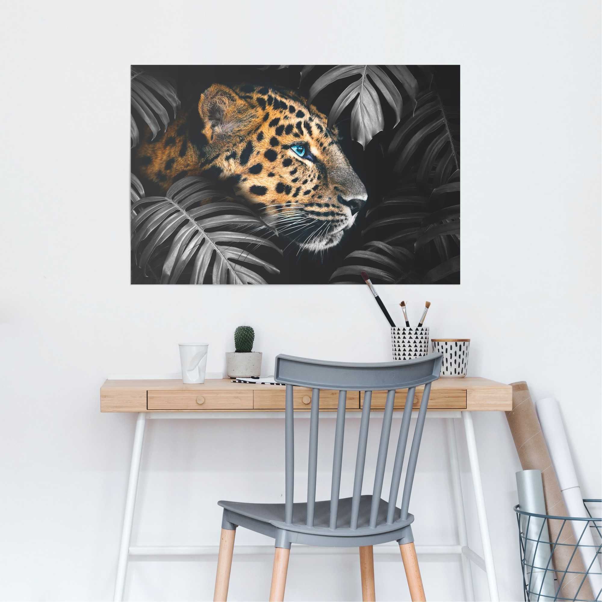 Reinders! Poster Luipaard Jungle - blikvanger - diermotief - modern