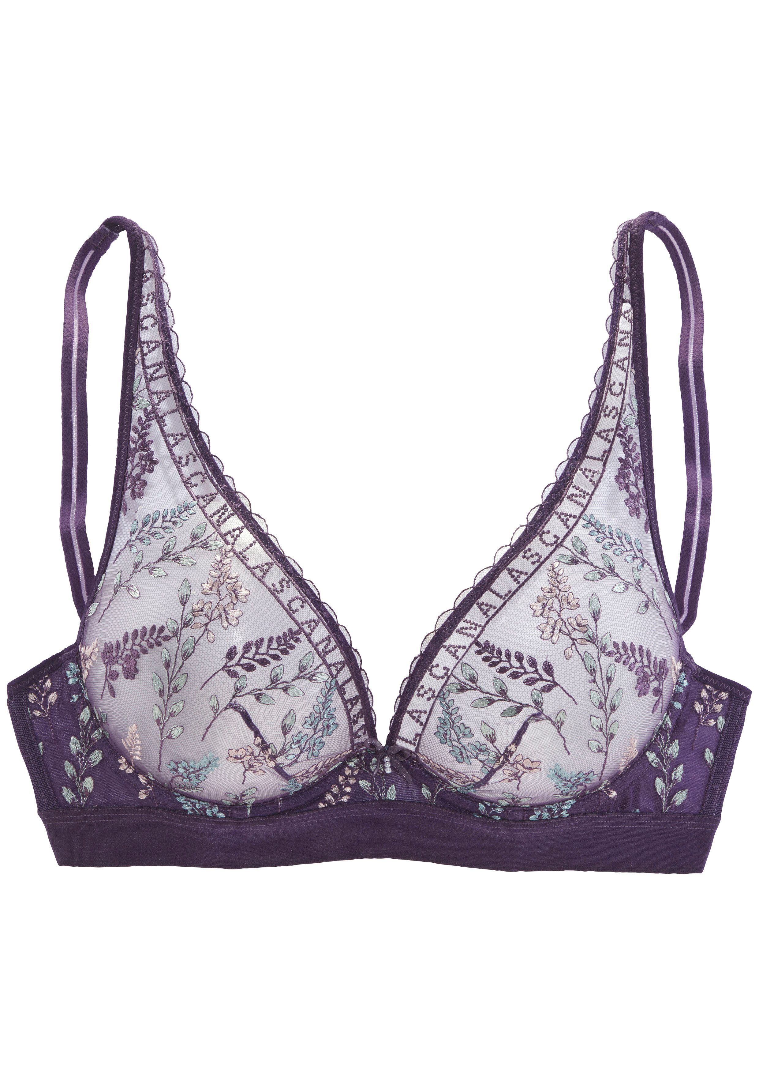 Lascana Beugel-bh met fijne, glanzende bloemenborduursel, sexy lingerie