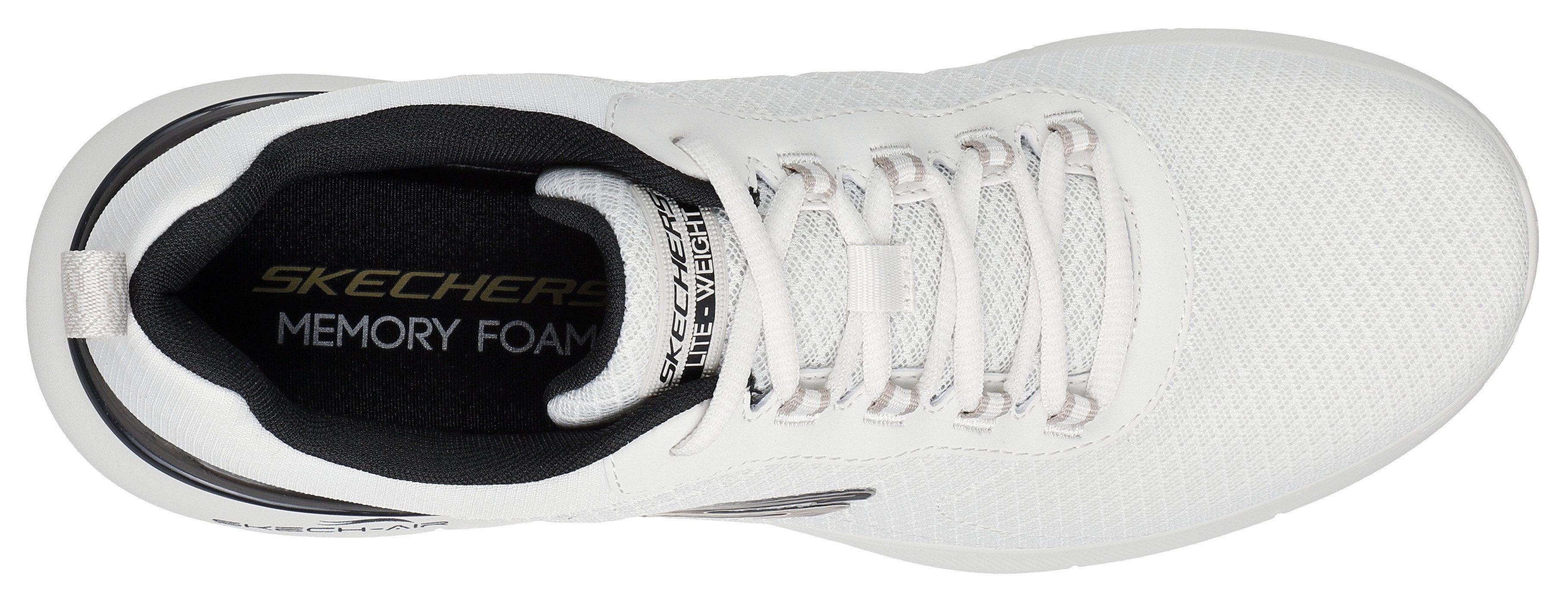 Skechers Sneakers met sleehak SKECH-AIR DYNAMIGHT 2.0-DURRON vrijetijdsschoen, lage schoen, veterschoen in vegan uitvoering