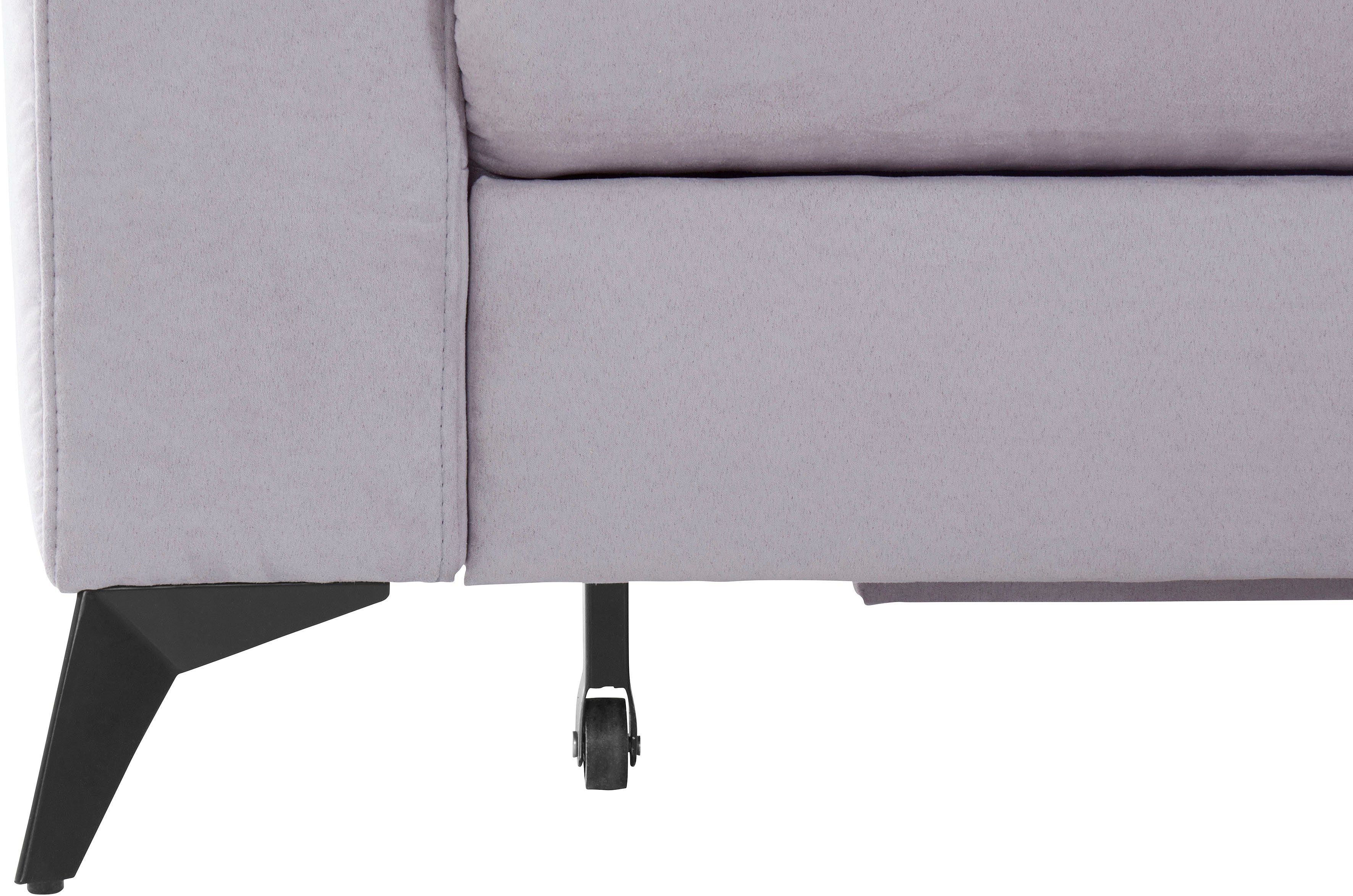 Places of Style Hoekbank Lolland L-vorm Naar keuze met slaapfunctie en bergruimte, ook met afwasbare bekleding
