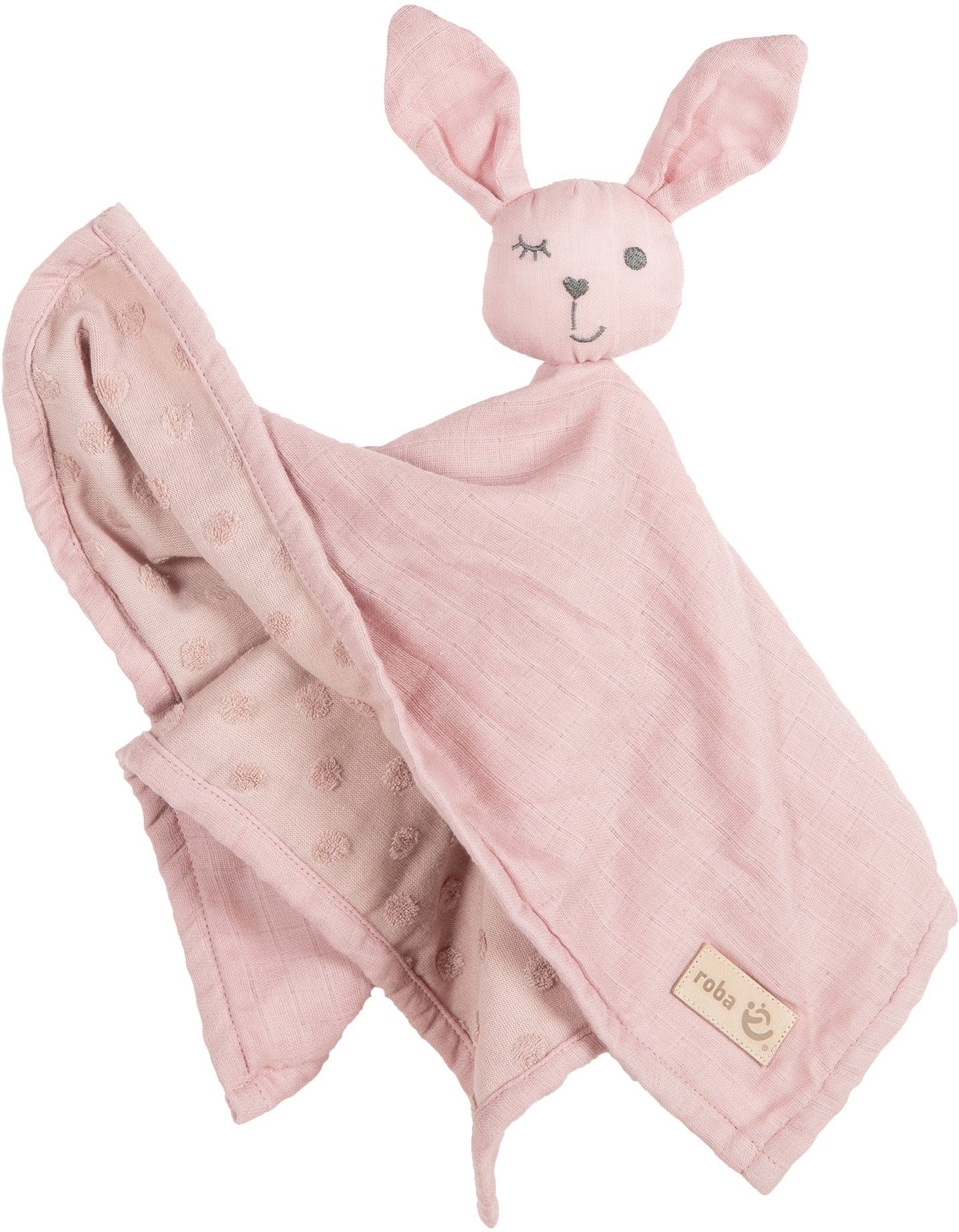 Roba® Knuffeldoek Lil Planet, roze/mauve GOTS made with organic materials, gecertificeerd...