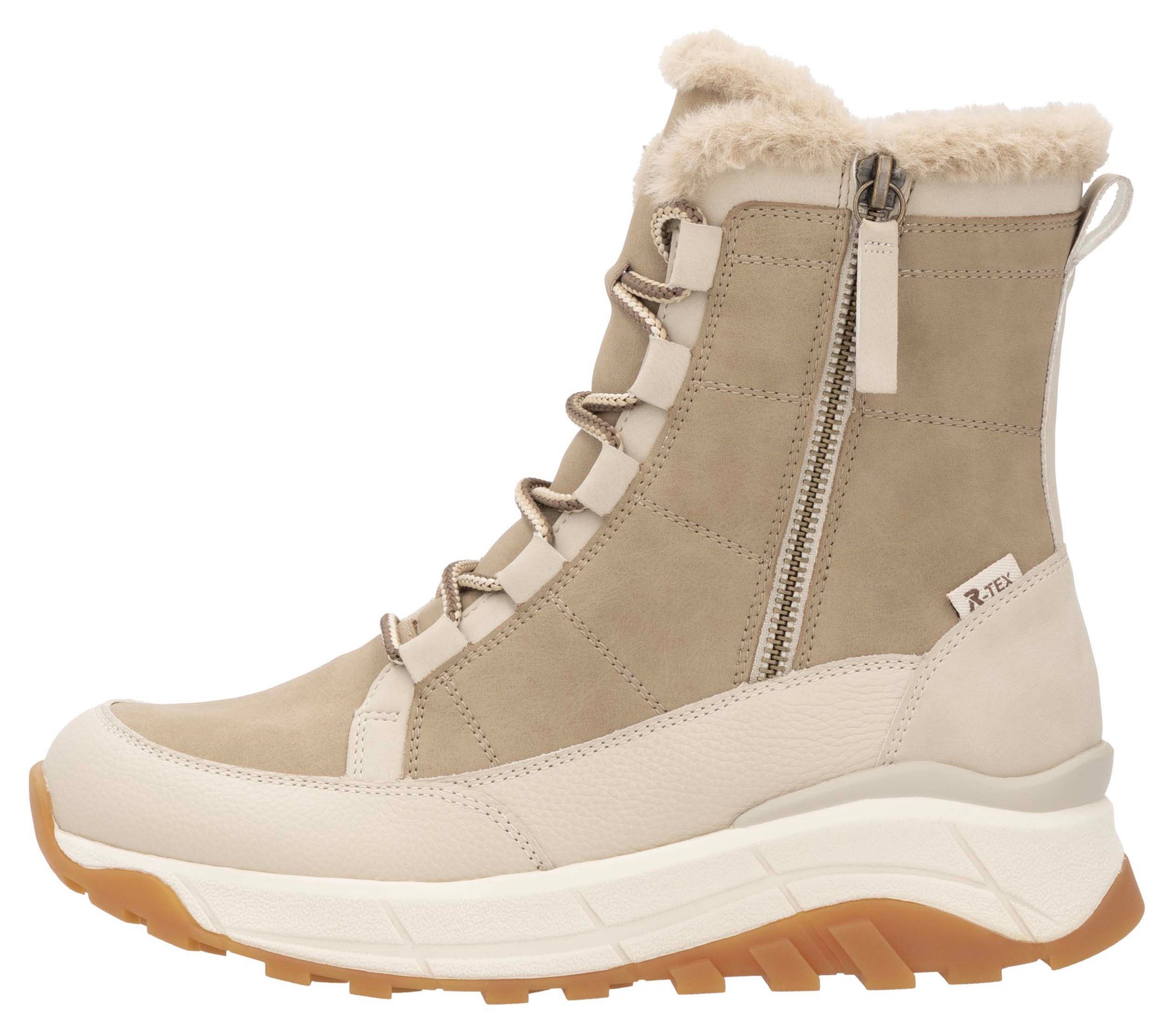 RIEKER Sport Winterlaarzen ankle boot, profile sole, with tex membrane for winter