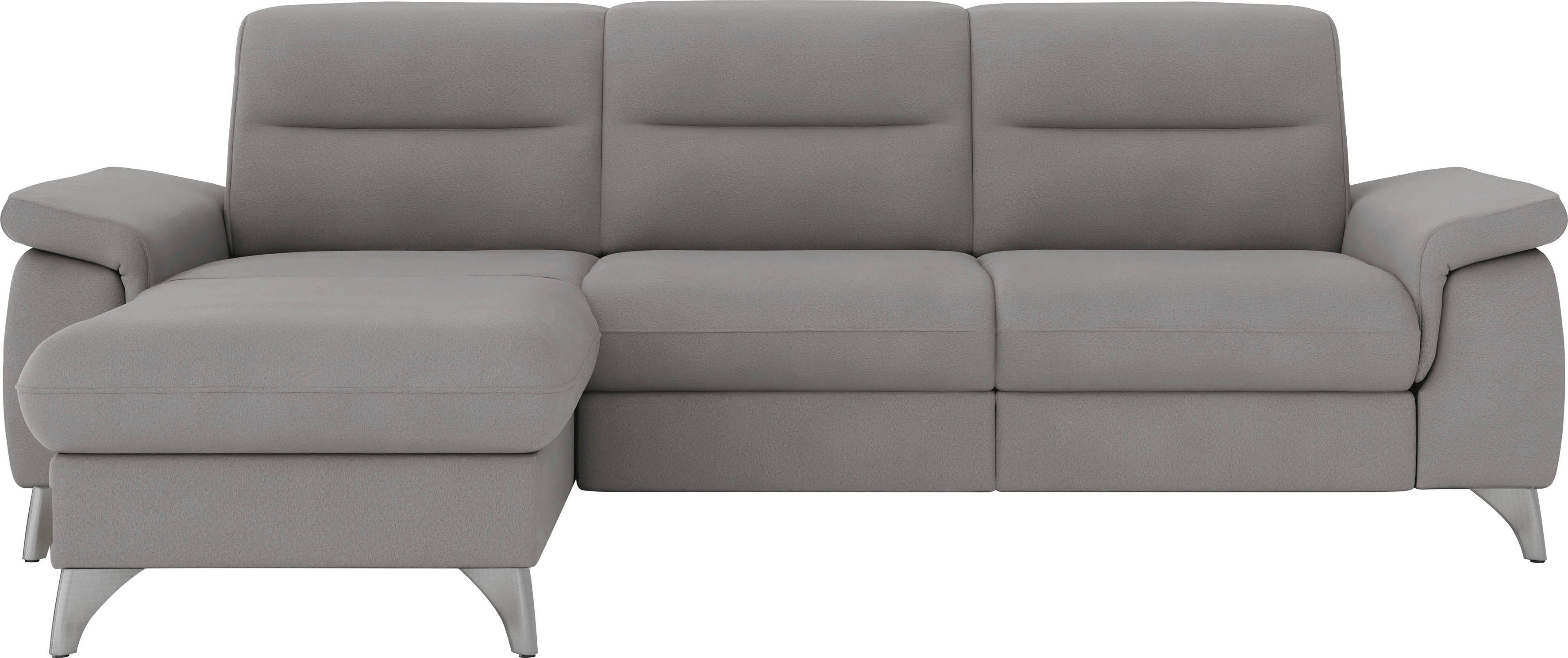 sit&more Hoekbank Astoria L-vorm naar keuze met motorische relaxfunctie