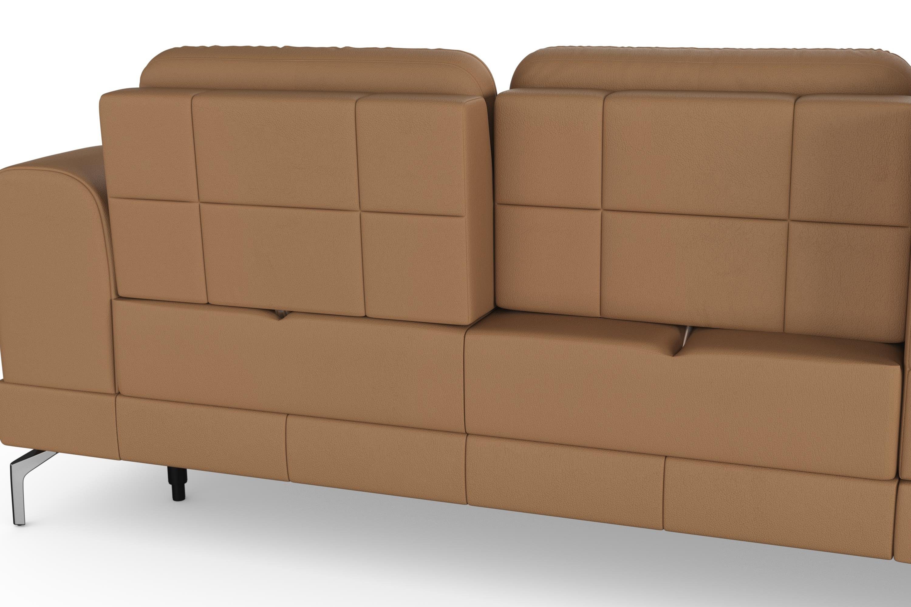 sit&more Hoekbank Bendigo L-vorm inclusief zitdiepteverstelling, bodemvrijheid 15 cm, 2 pootkleuren