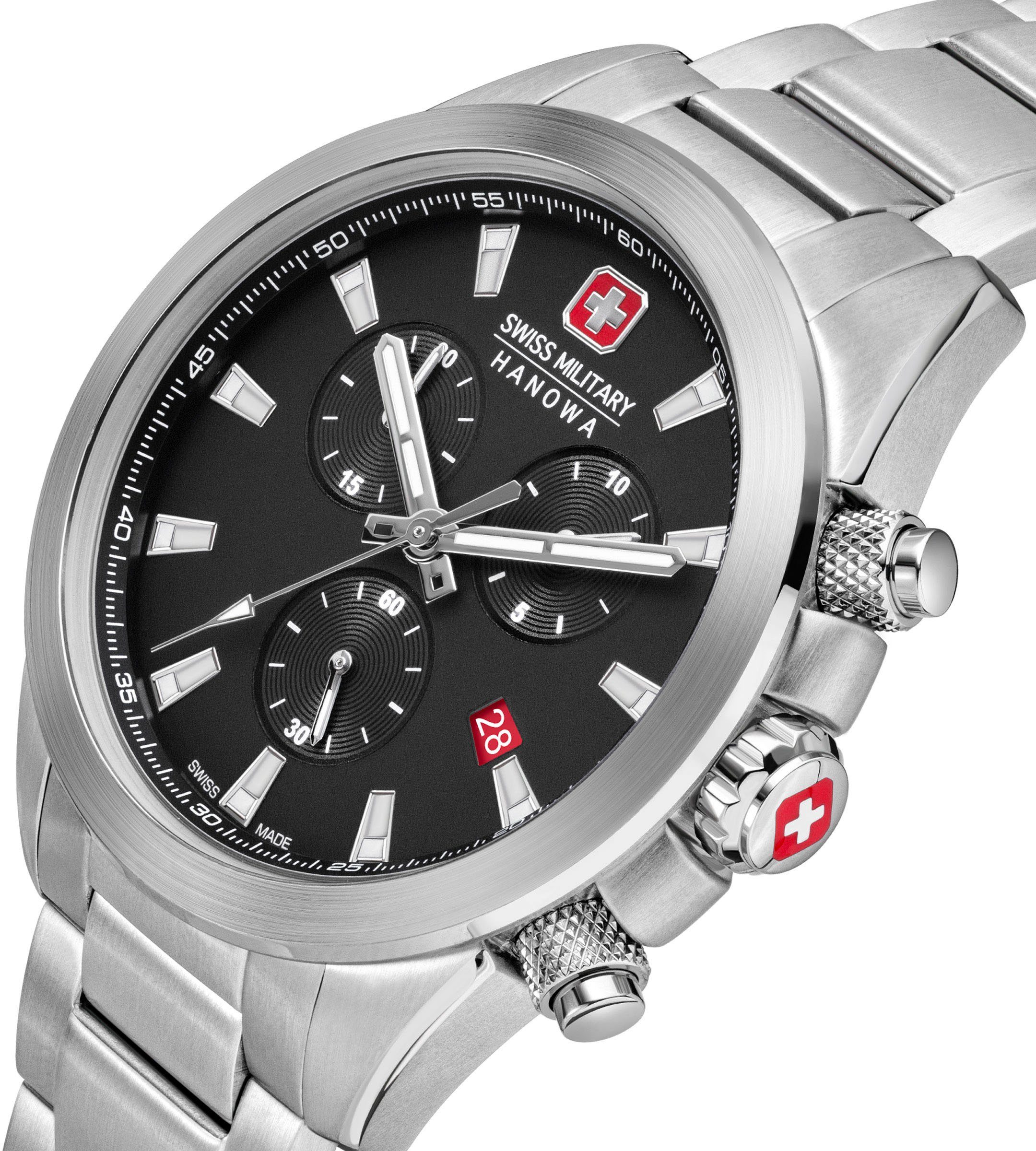 Swiss Military Hanowa Chronograaf CHIROPTERA NIGHT VISION, SMWGI0001901 Quartzhorloge, herenhorloge, datum, stopwatchfunctie, saffierglas, Swiss Made