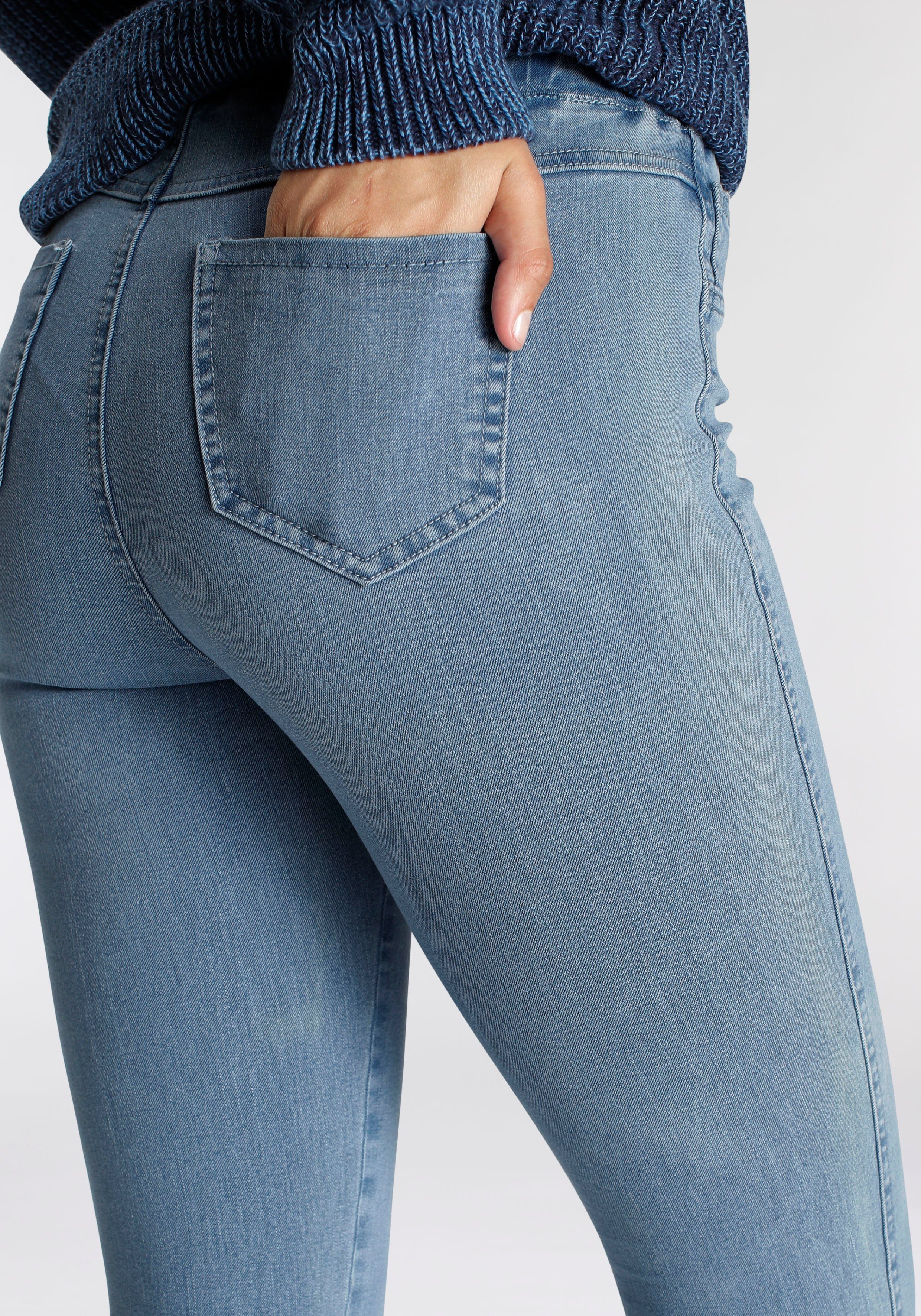 Arizona Jeggings 360 graden elastisch extra-strak gesneden pasvorm, hoge taille