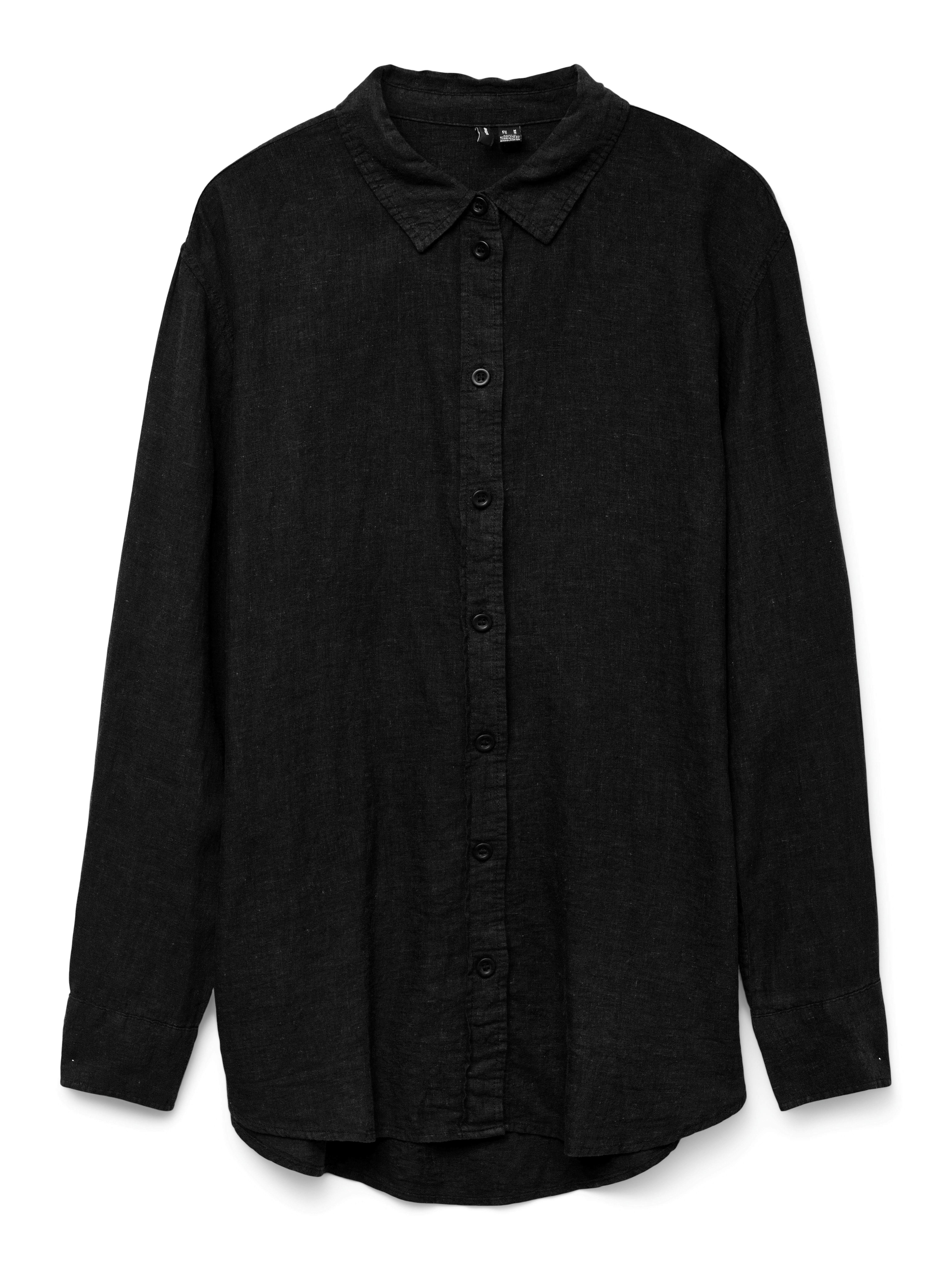 Vero Moda Overhemdblouse VMLINN LINEN LS SHIRT WVN NOOS hoogwaardige kwaliteit met linnen