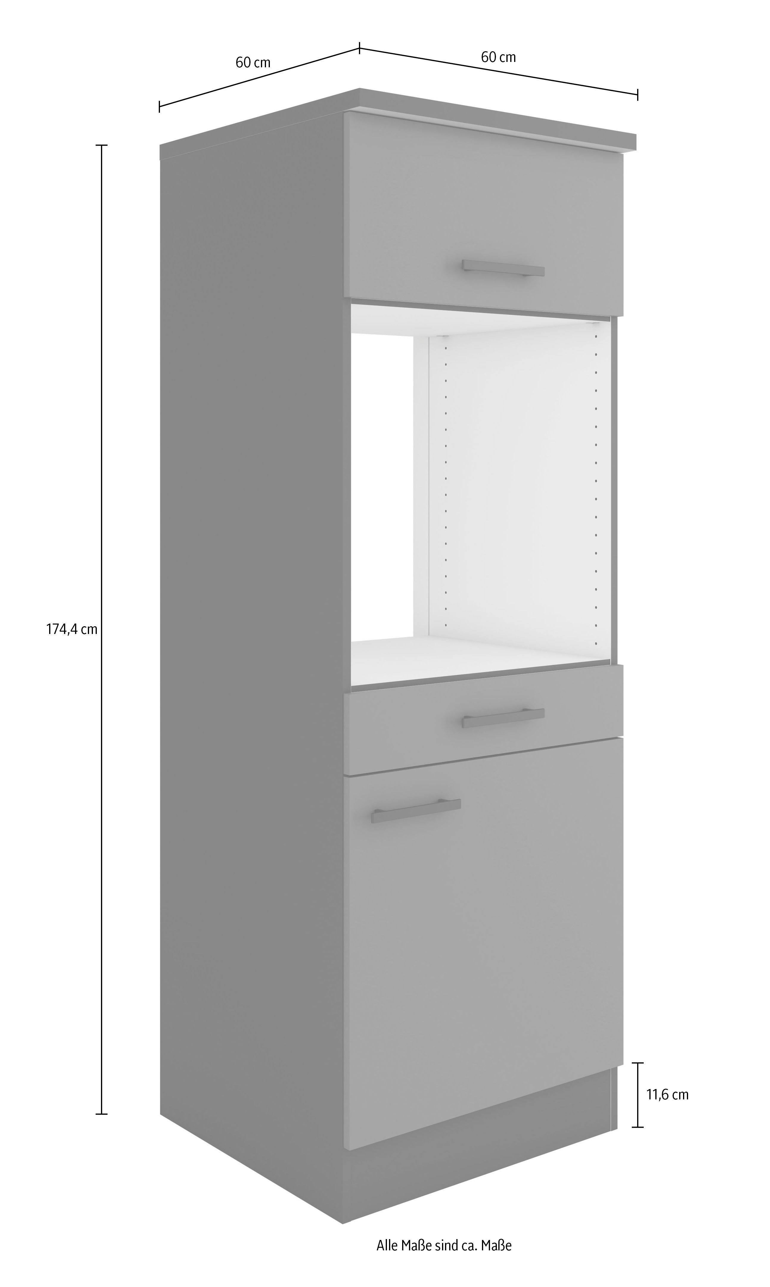 OPTIFIT Halfhoge kast Palma Breedte 60 cm niche-afmetingen voor ovens B/D/H 56,7/55,5/59,2 cm