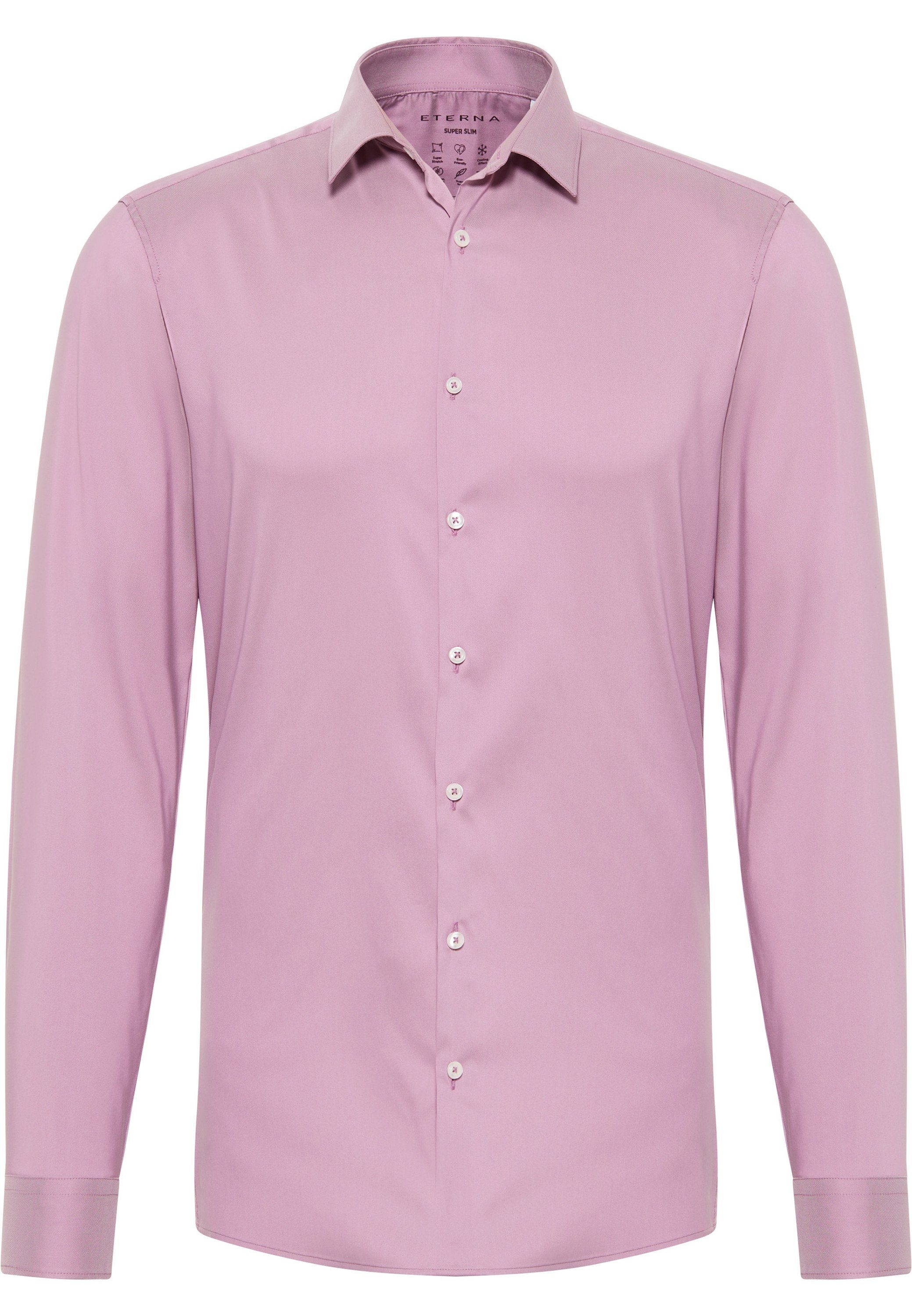 Eterna Overhemd met lange mouwen SUPER SLIM EASY IRON (gemakkelijk te strijken)
