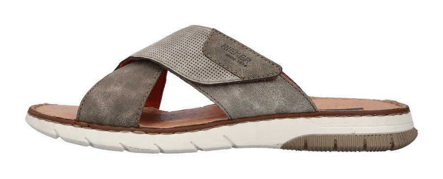 Rieker Slippers zomerschoen, slippers, klittenbandschoen, met klittenbandjes