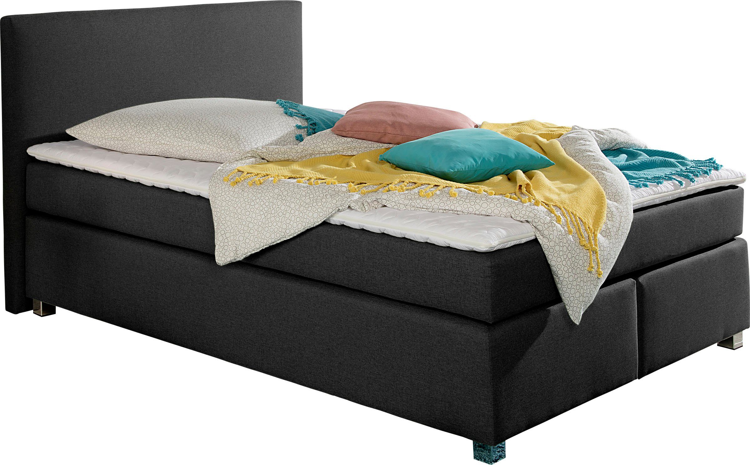 INOSIGN Boxspring Eliana incl. topmatras, in 4 breedten, 3 matrassoorten en 2 hardheden