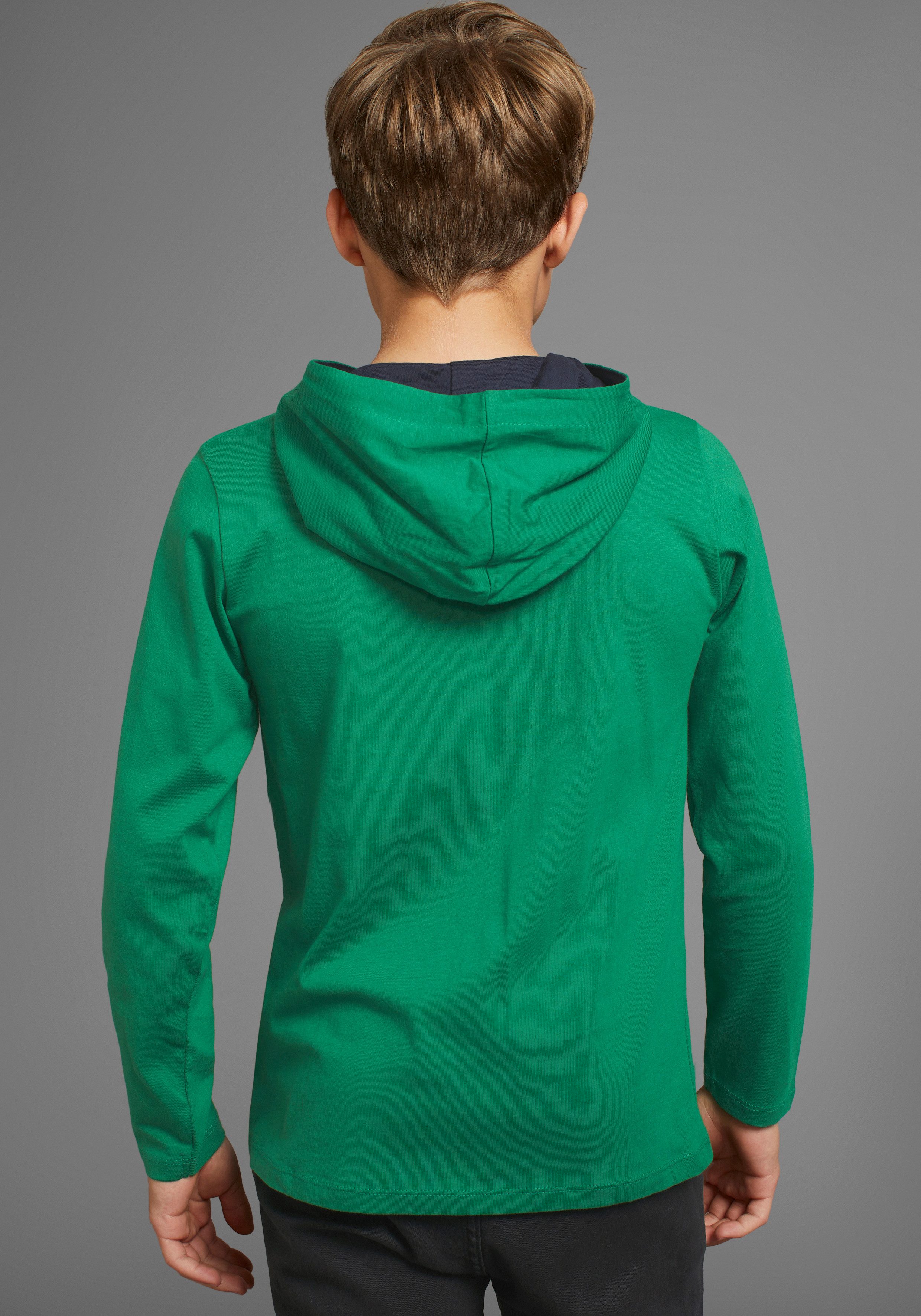 KangaROOS Capuchonshirt Logoprint , voor de sportieve look
