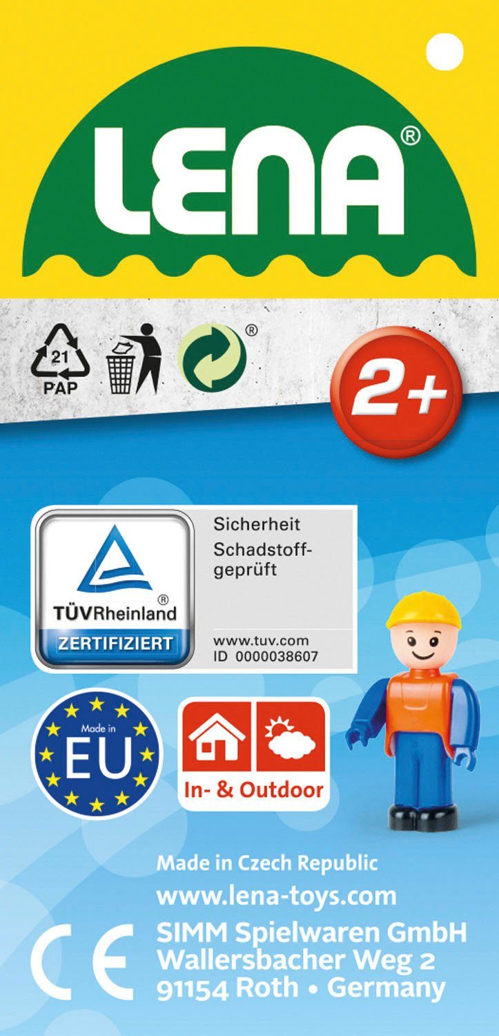 Lena® Speelgoed-kiepwagen TRUXX, roze inclusief speelfiguur, made in europe