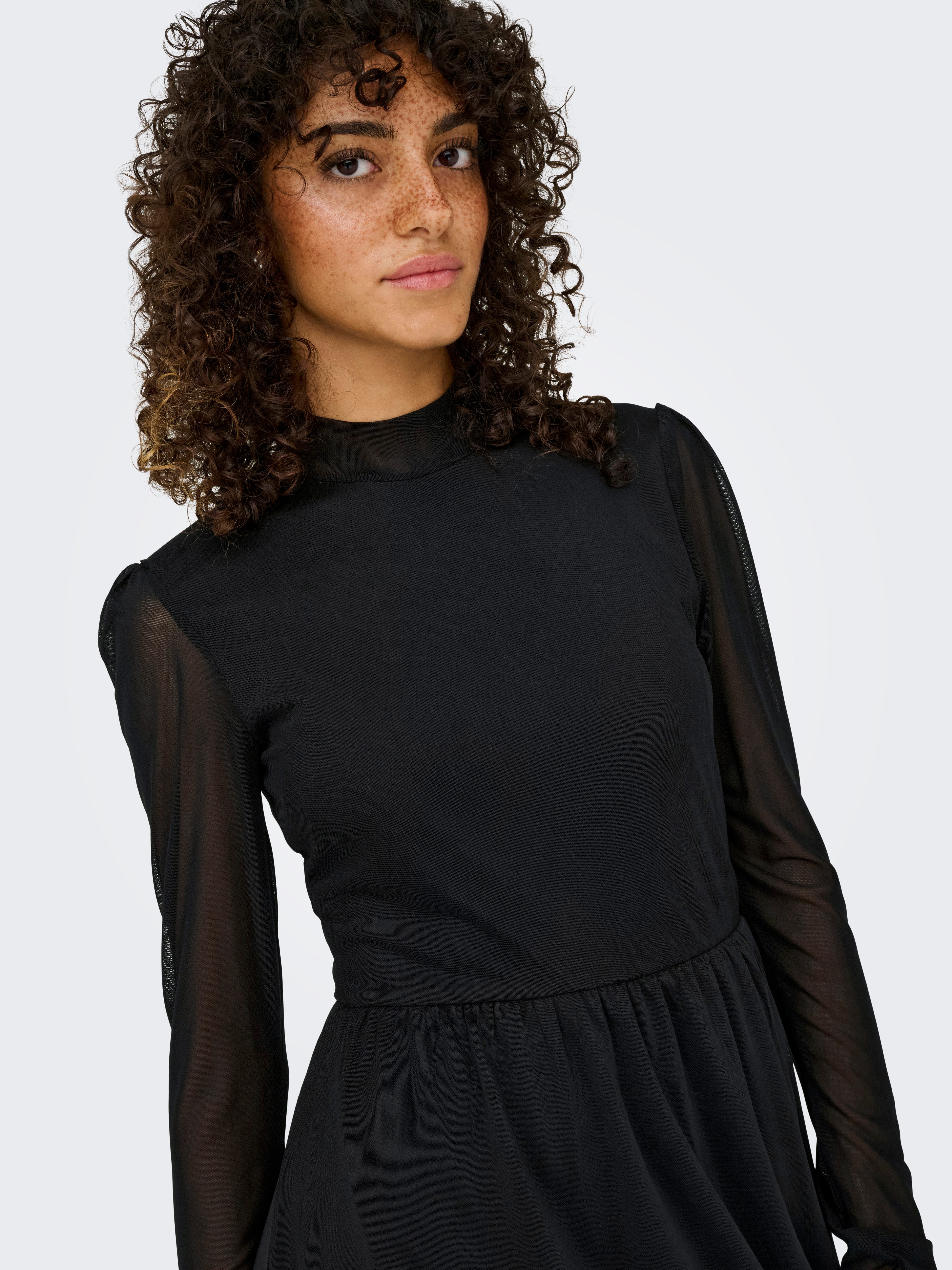Only Mini-jurk ONLERICA LIFE L/S HIGH NECK DRESS JRS