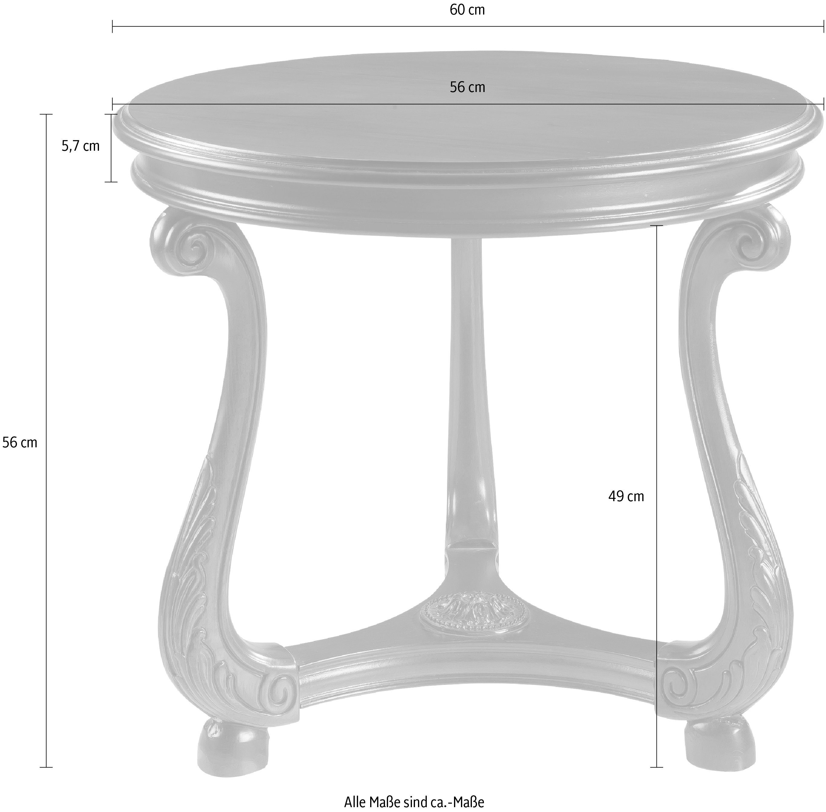 Home affaire Bijzettafel Ligabue Breedte 60 cm