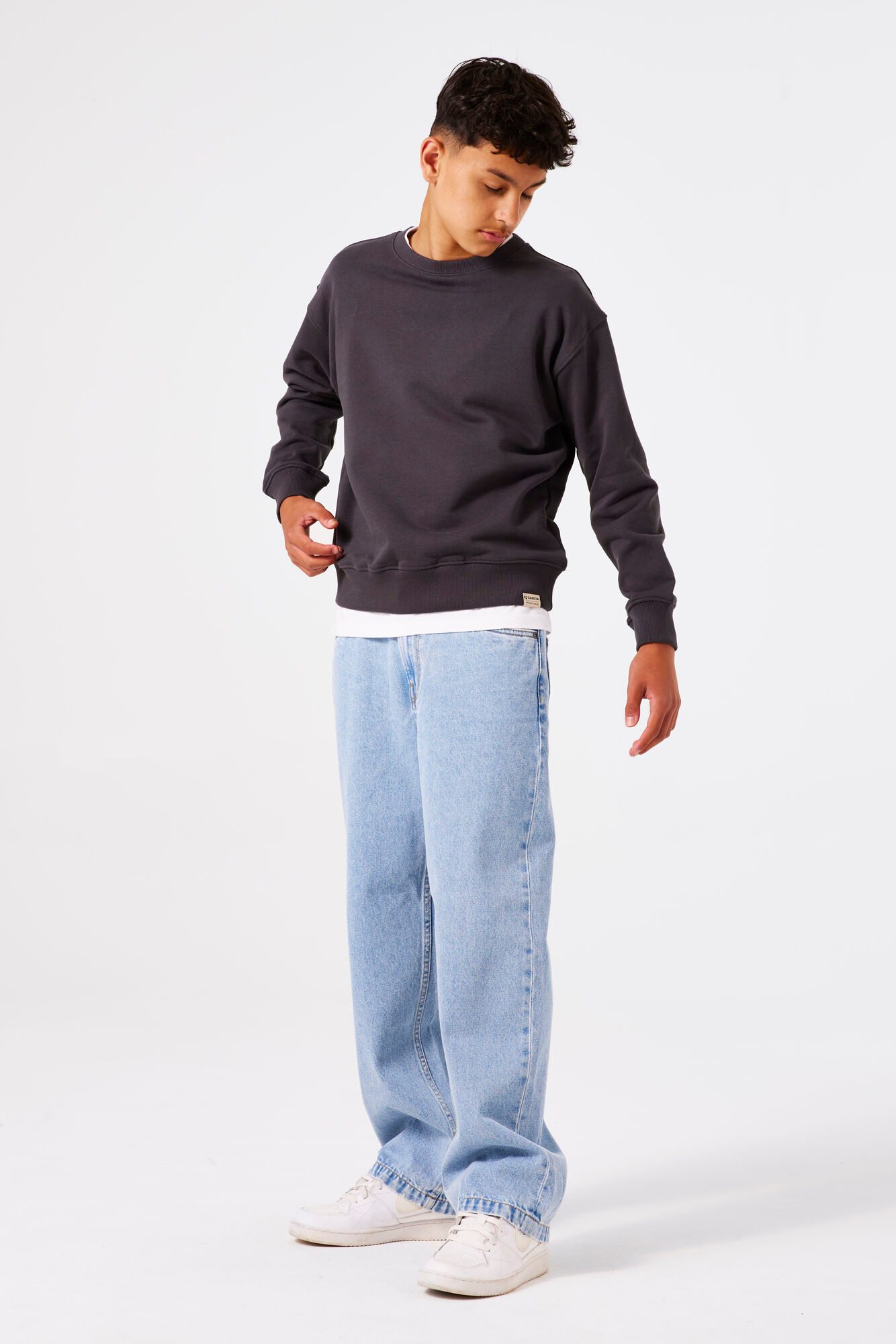 Garcia Sweater met ribboorden