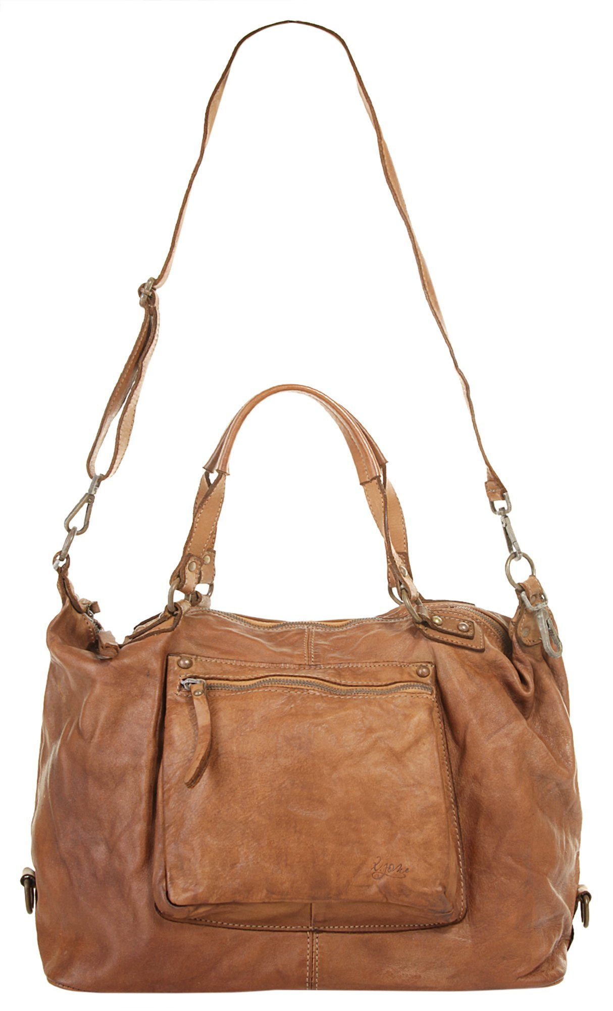 X-Zone Shopper echt leer, made in italy