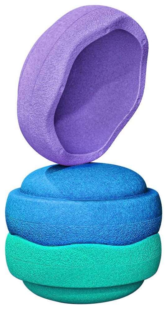 Stapelstein Balancetrainer Original cool classic 180 g licht en tot 180 kg belastbaar (set, 3-delig)