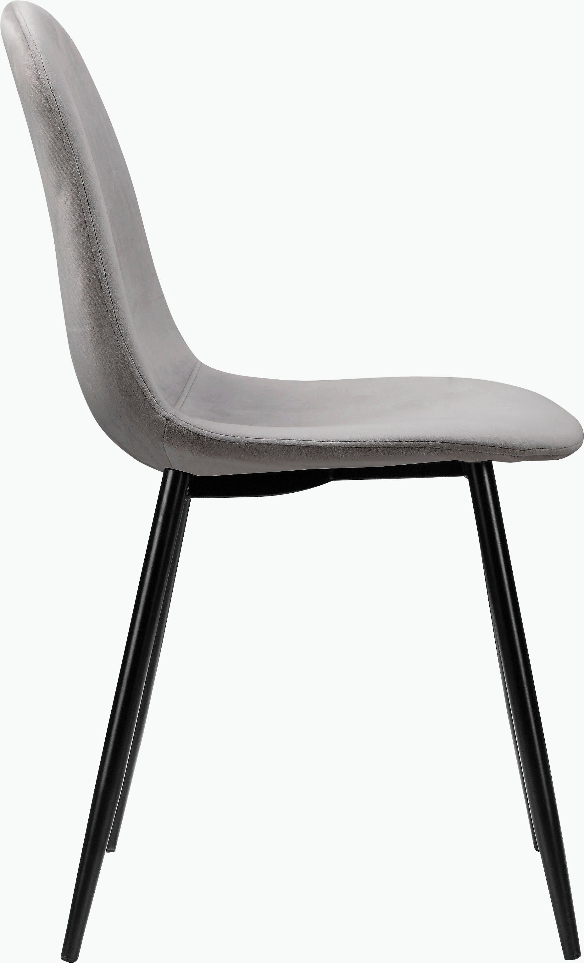Leonique Eethoek Eadwine, TOPSELLER! Zitgroep, tafel plus 4 stoelen bestaande uit eettafel 120 cm en 4 eetkamerstoelen, gestoffeerde stoelen (set, 5-delig)