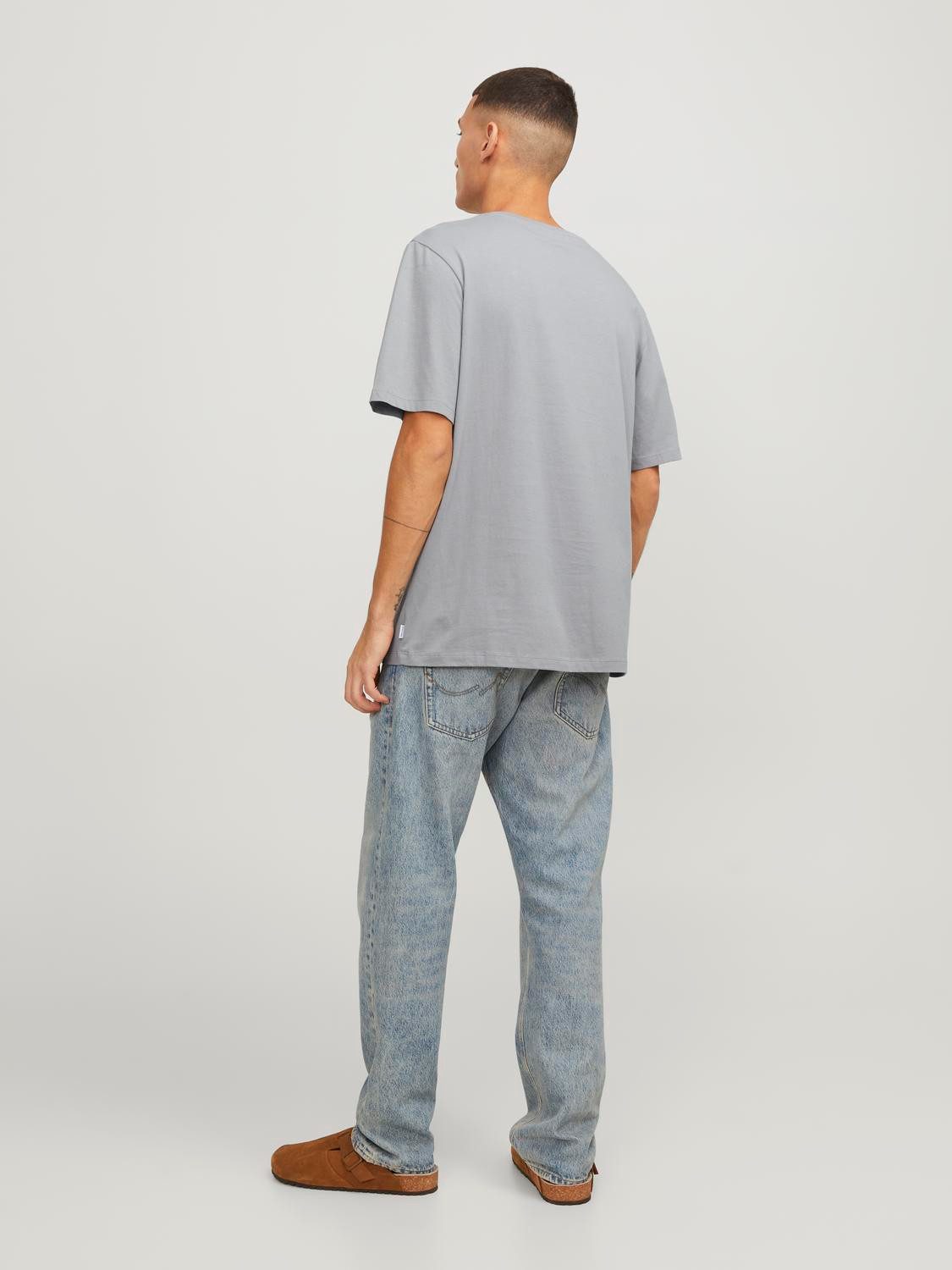 Jack & Jones Shirt met ronde hals JJEORGANIC BASIC TEE SS O-NECK NOOS