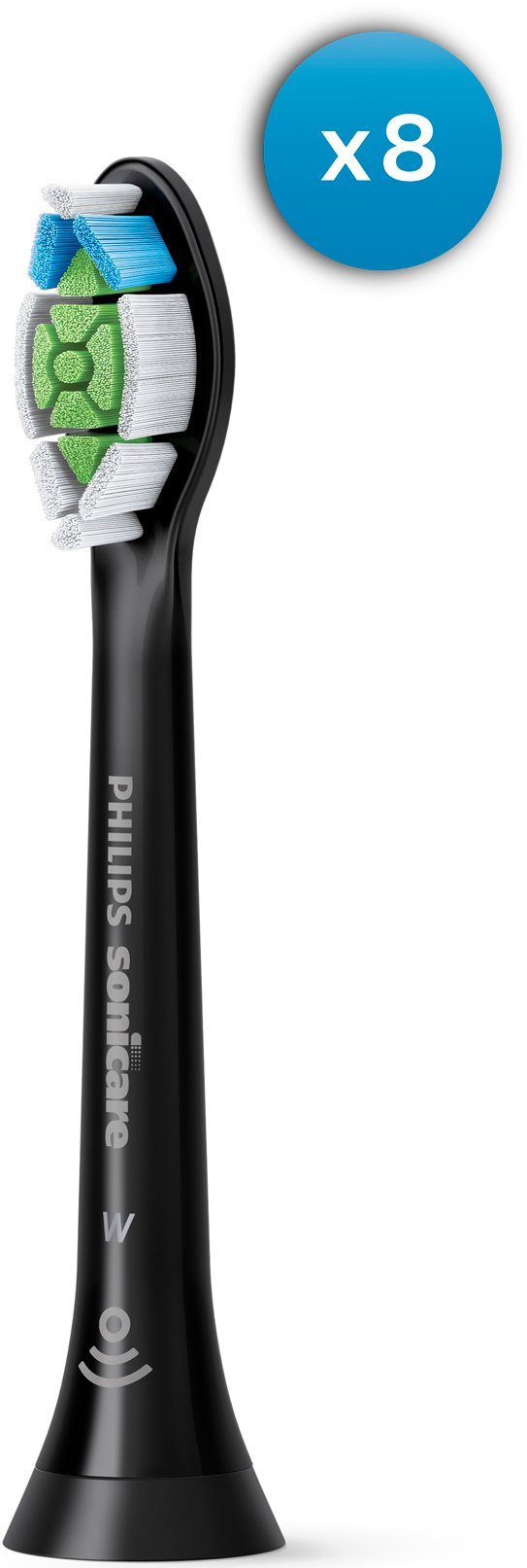Philips Sonicare Opzetborsteltjes W2 Optimal White HX6068 met opzetborstel herkenning, innovatieve sonicare geluidstechnologie