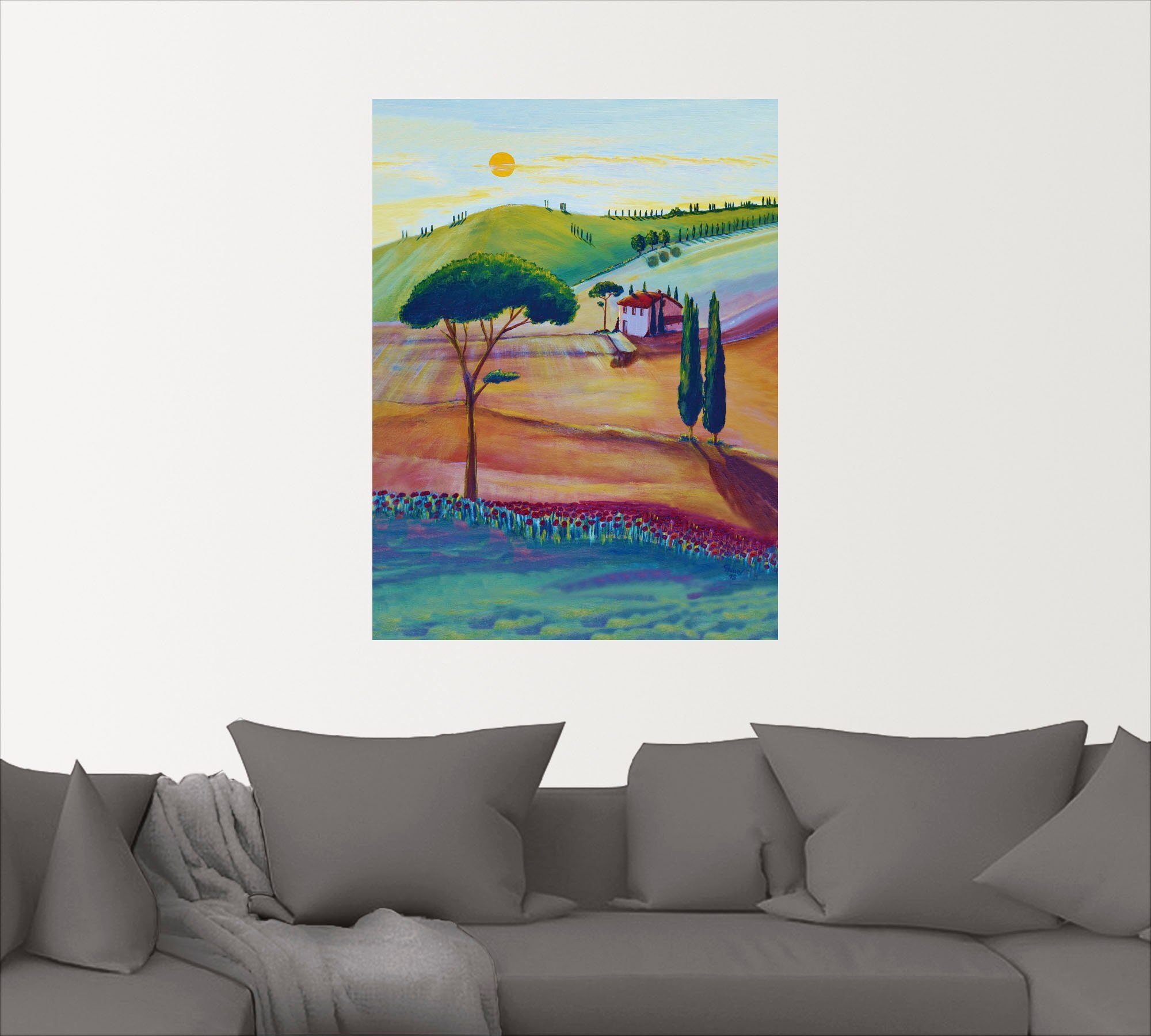 Artland Artprint Toscane is mooi als artprint op linnen, muursticker of poster in verschillende maten