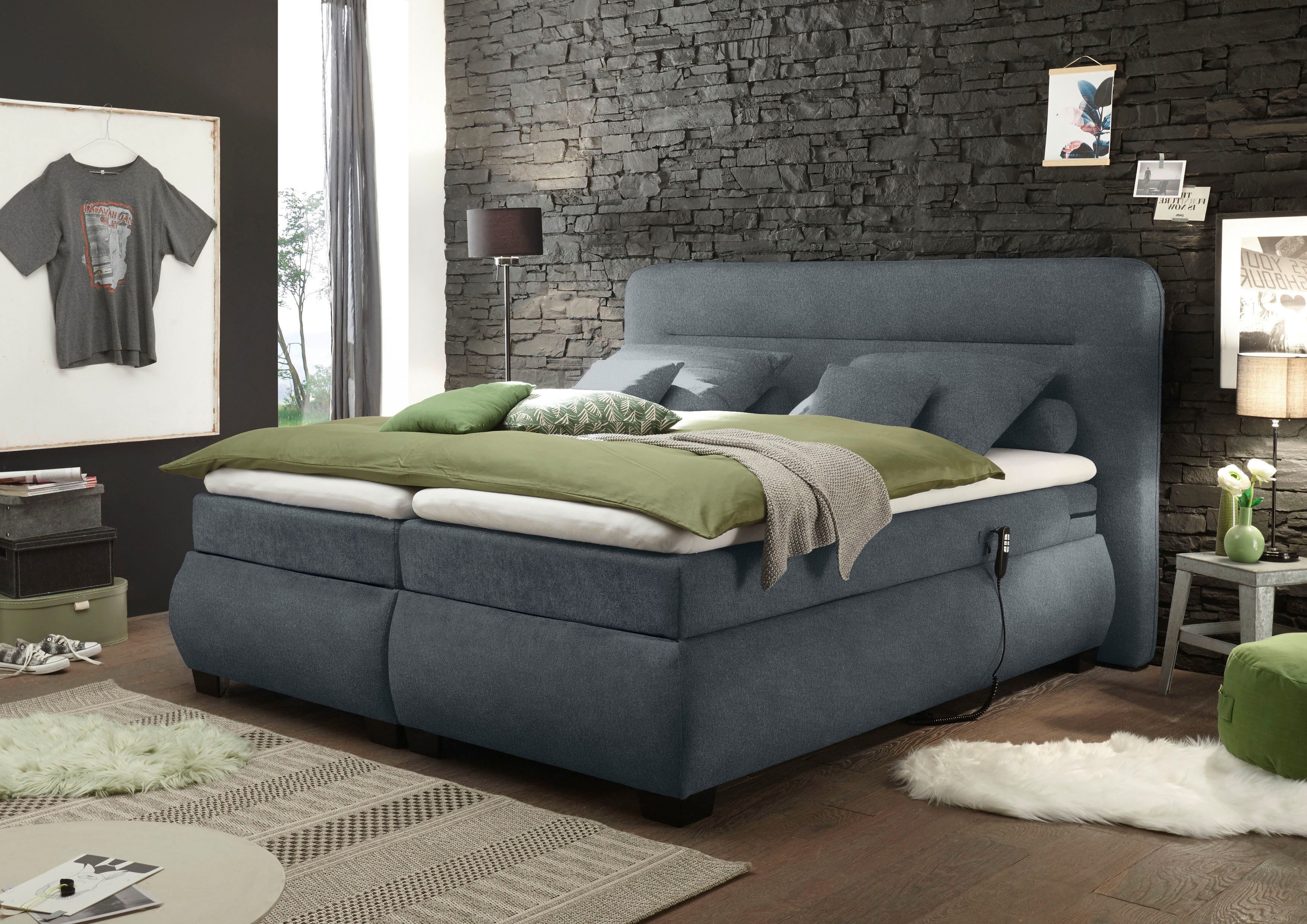 ED EXCITING DESIGN Boxspring Evolution inclusief motor en topmatras