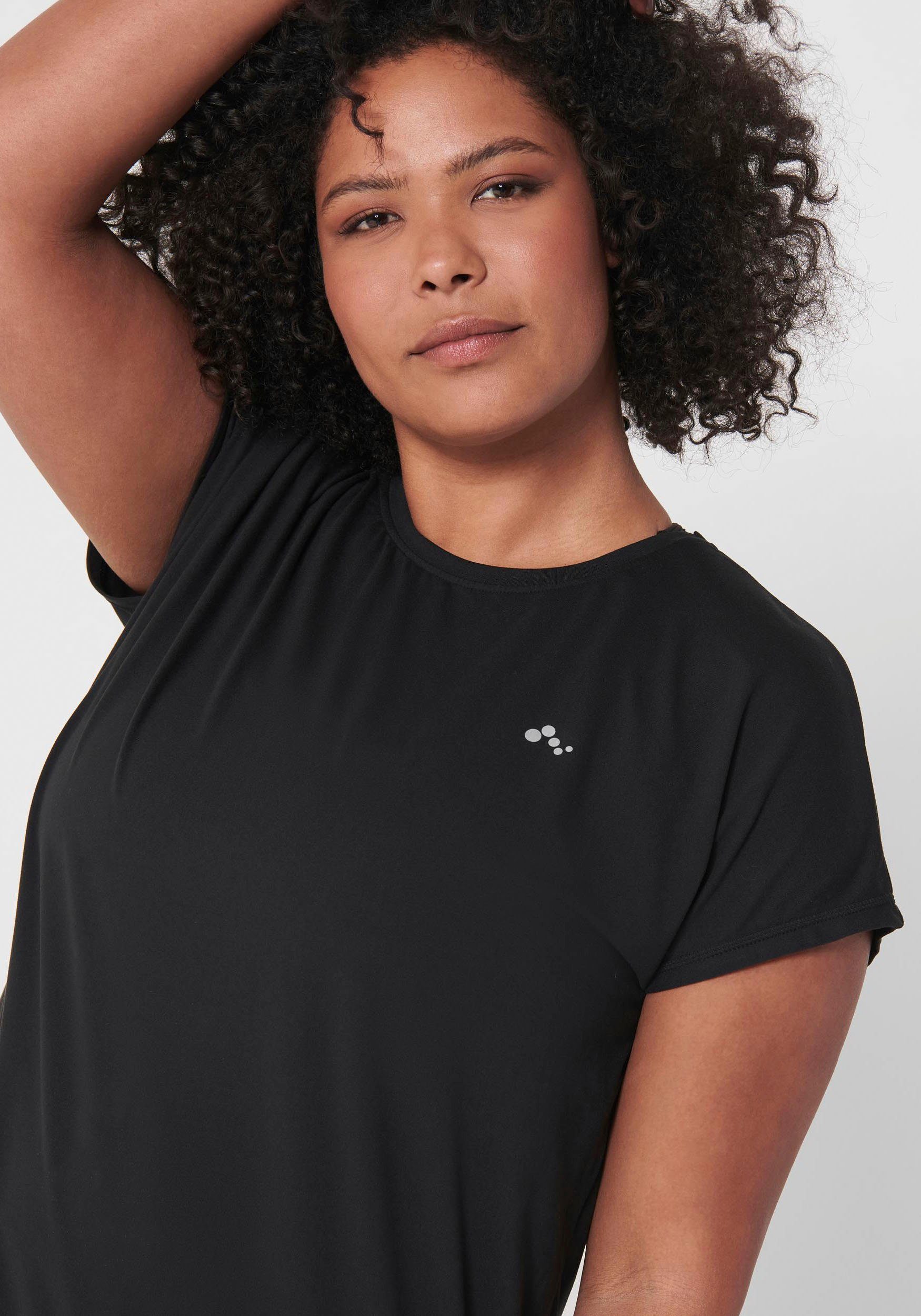 Only Play Functioneel shirt ONPAUBREE SS LOOSE TRAIN TEE CURVY NOOS