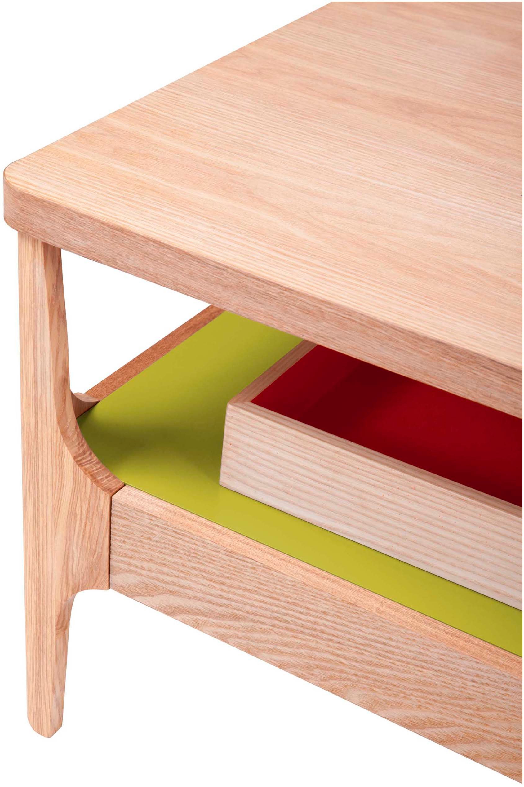 Kayoom Salontafel Koffietafel Addison, salontafel, open, opvallend ontwerp Bijzonder ontwerp, tafelpoten van massief hout, van stevig materiaal (1 stuk)