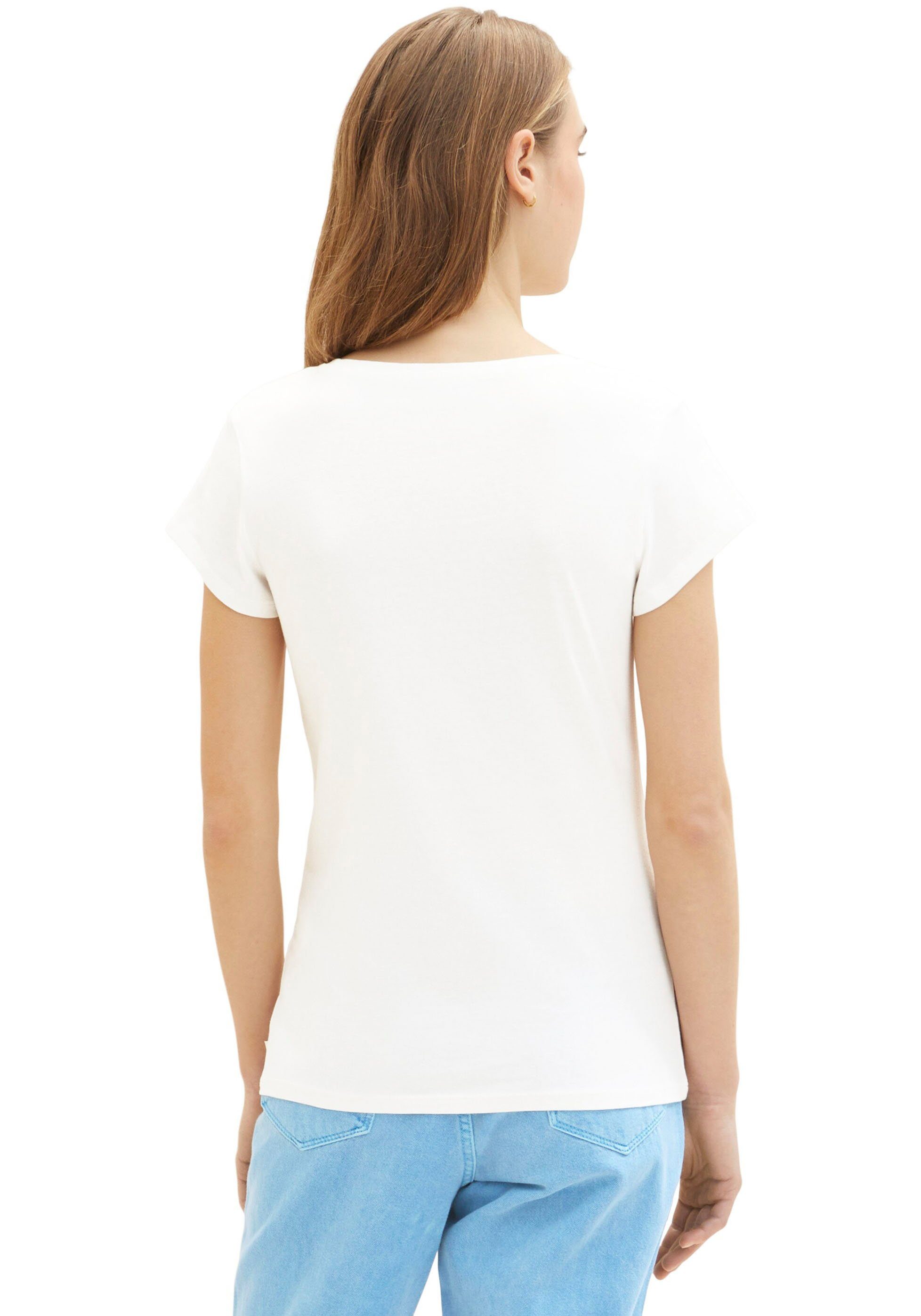 Tom Tailor Denim T-shirt (set, 2-delig, 2 stuks)