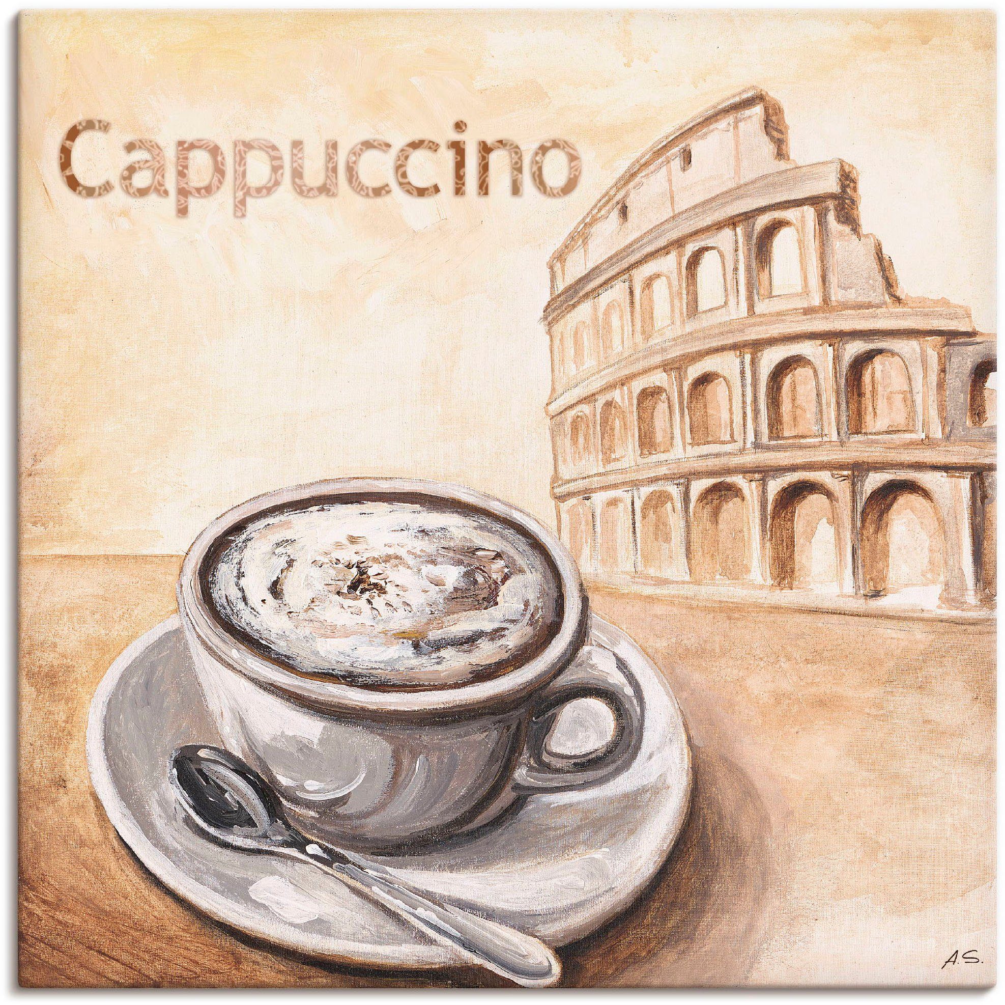 Artland Artprint Cappuccino in Rom in vele afmetingen & productsoorten artprint van aluminium-artpri