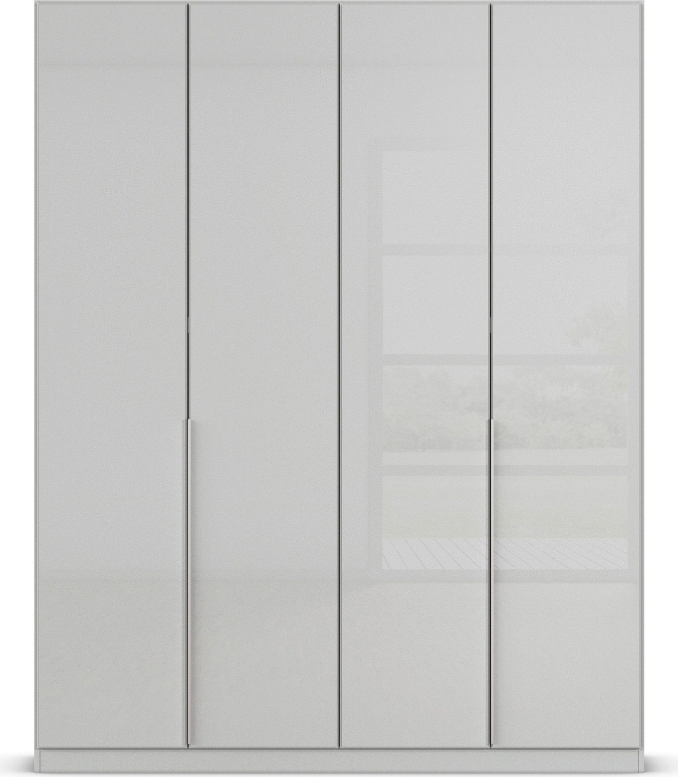 rauch Draaideurkast Kledingkasten kast garderobe AGORDO met glazen front doordachte binnenuitrusting, in 6 breedtes en 2 hoogtes made in germany