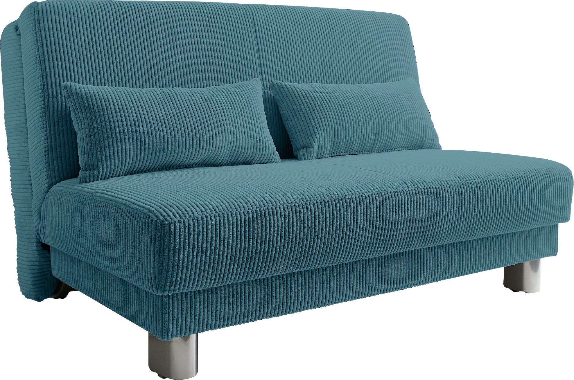 INOSIGN Slaapbank GINA in een handomdraai van bank in bed te veranderen blauw, slaapbanken, 120 cm x 195 cm
