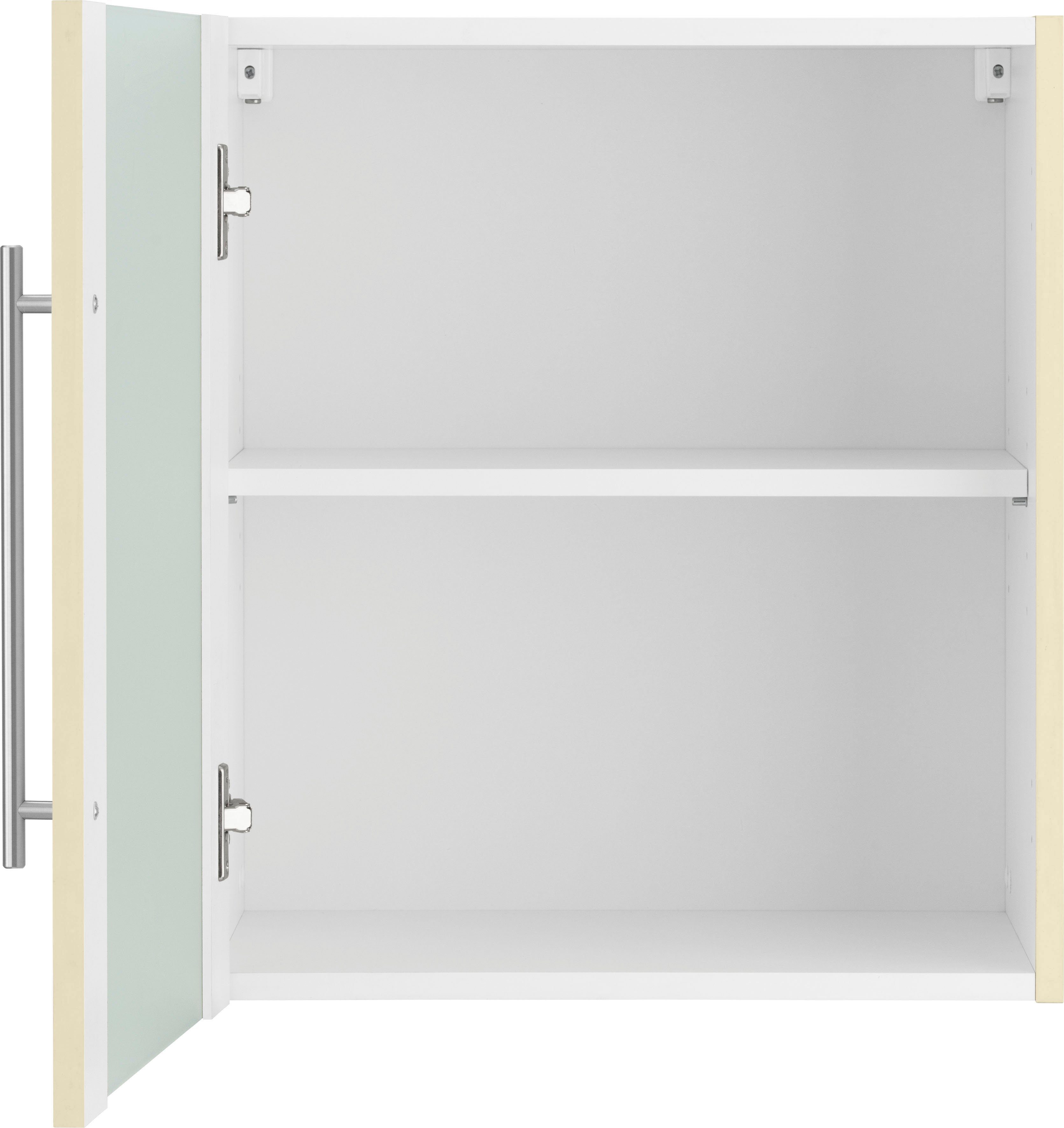 wiho Küchen Hangend kastje met glasdeur Unna Front met glasinzet