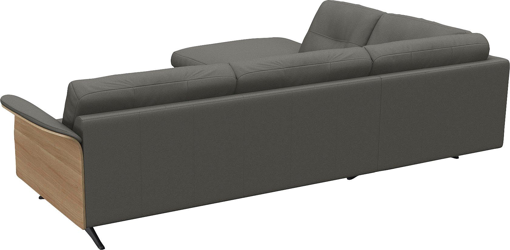 FLEXLUX Hoekbank Glow, super comfortabel door hoogwaardige zitconstructie met binnenvering, L-vorm