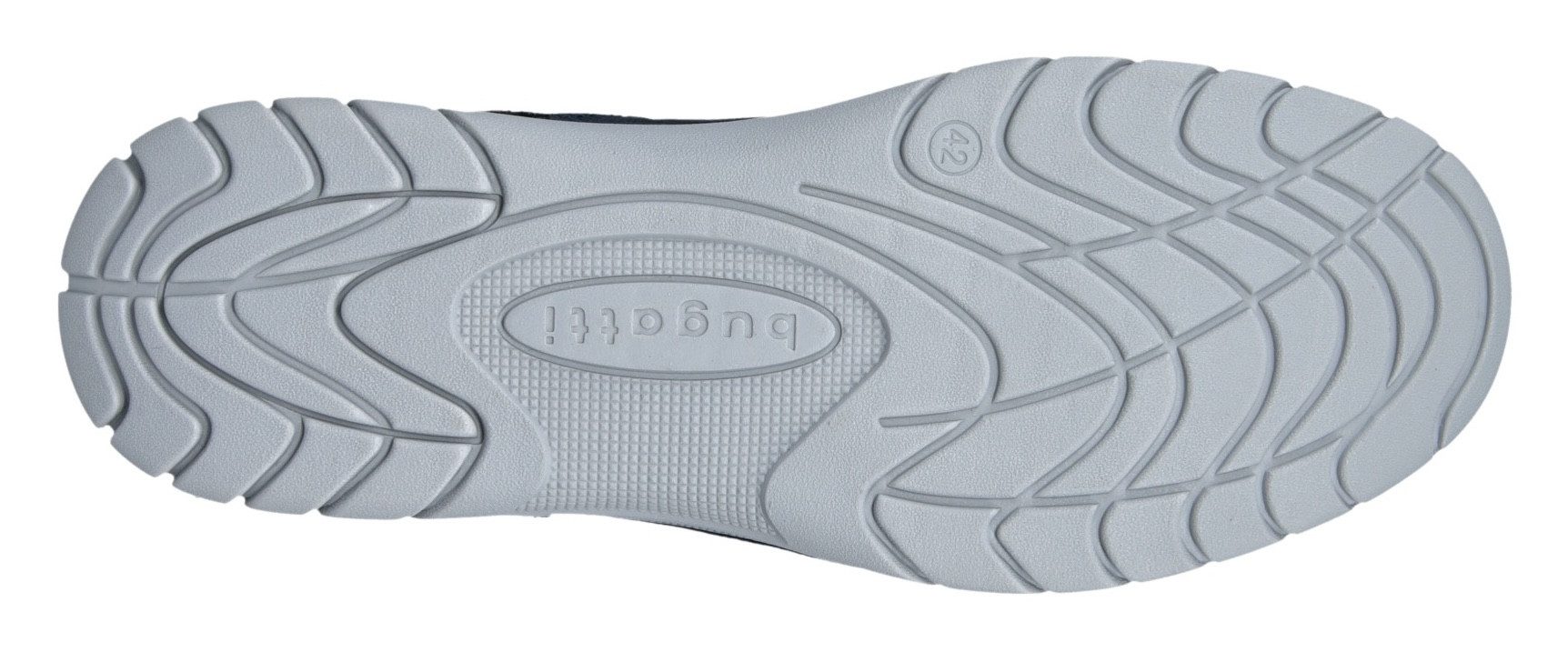 Bugatti Slip-on sneakers , vrijetijdsschoen, halfschoen, slipper met contrast-raamnaad