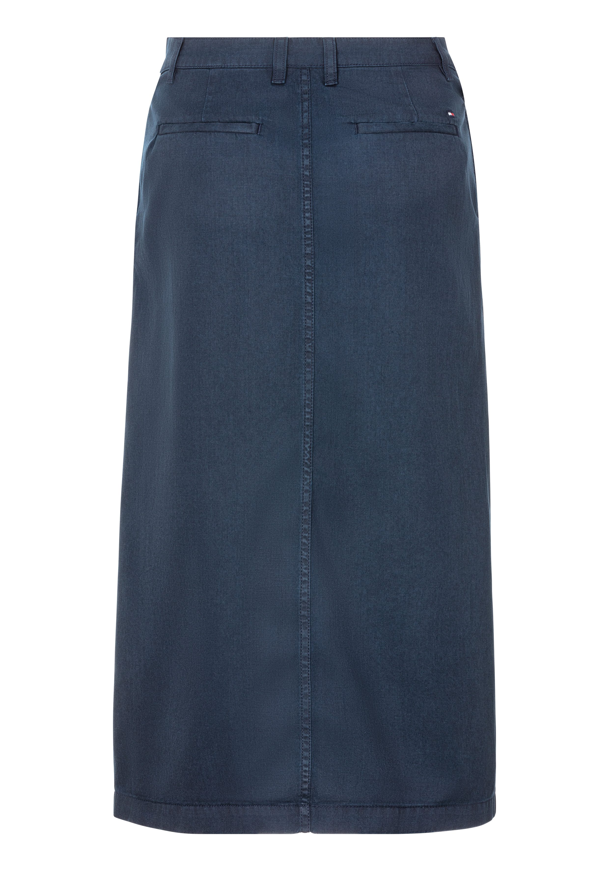 Tommy Hilfiger Geweven rok CO TENCEL MIDI SKIRT