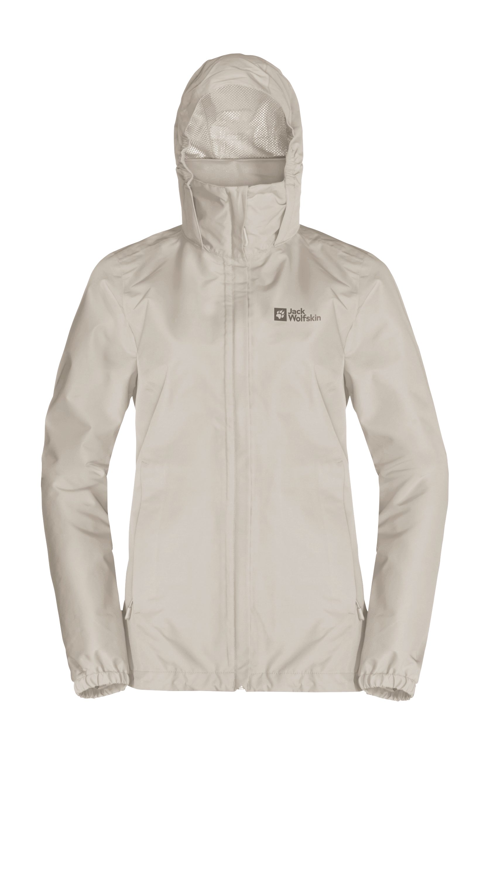 Jack Wolfskin Functioneel jack STORMY POINT 2L JKT W met opbergbare capuchon waterdicht ademend en winddicht