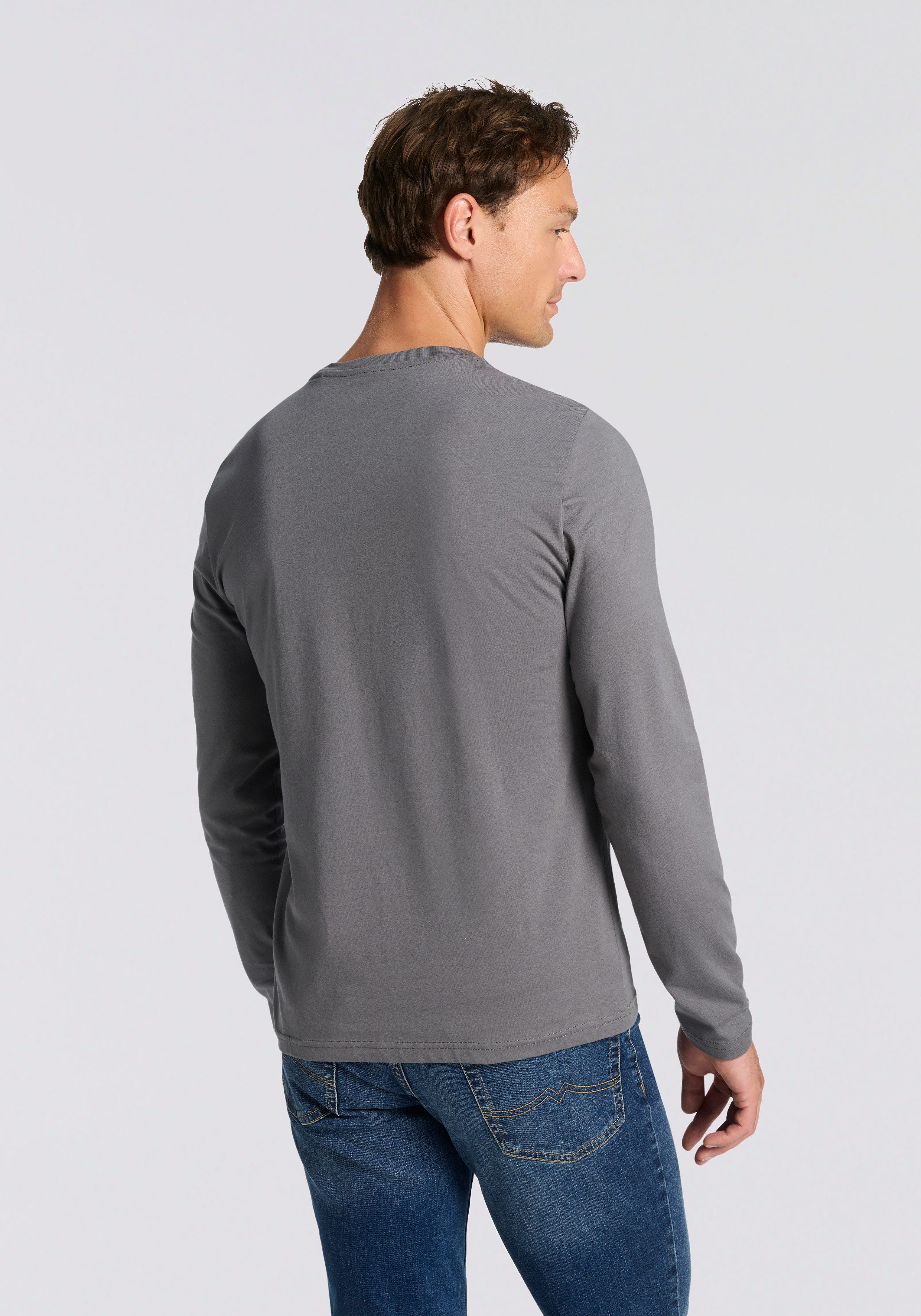 MUSTANG Shirt met lange mouwen Style Adrian