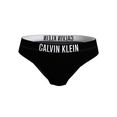 calvin klein swimwear bikinibroekje classic met gedessineerde elastische band zwart