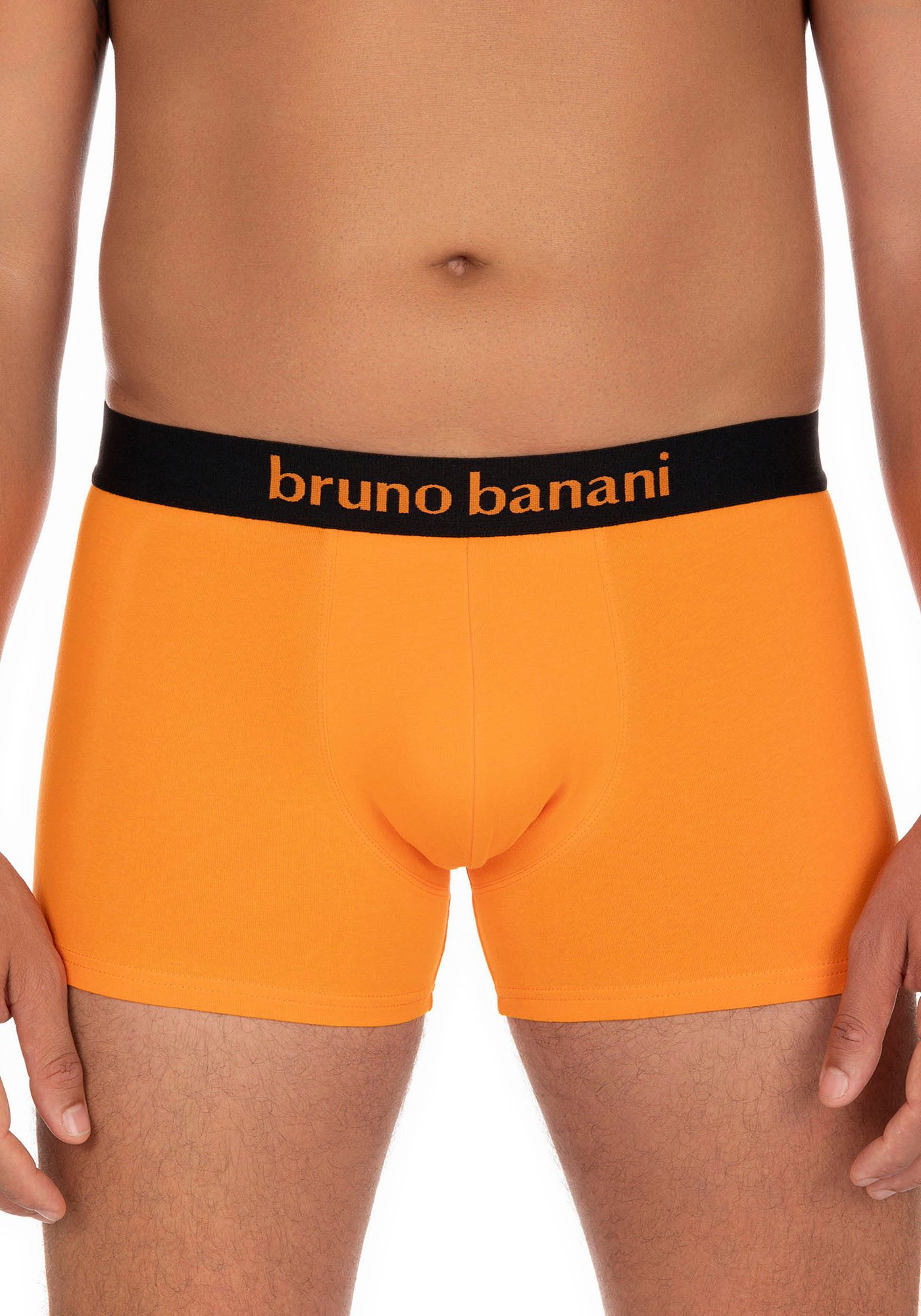 Bruno Banani Boxershort Flowing met contrasterend logo-tailleband (2 stuks, Set van 2)