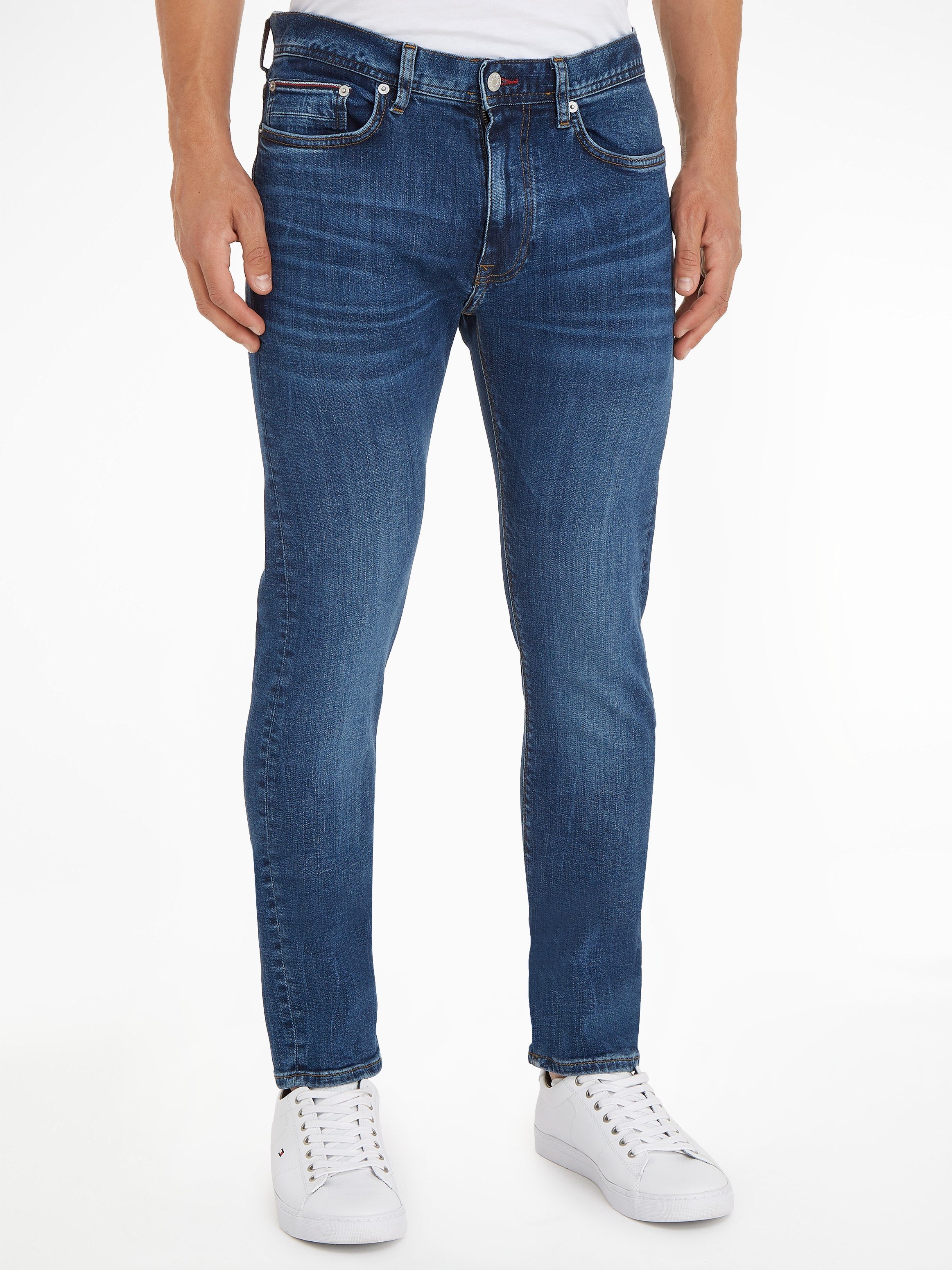 Tommy Hilfiger Slim fit jeans Bleecker met katoen-denim stretch, extra comfortabel