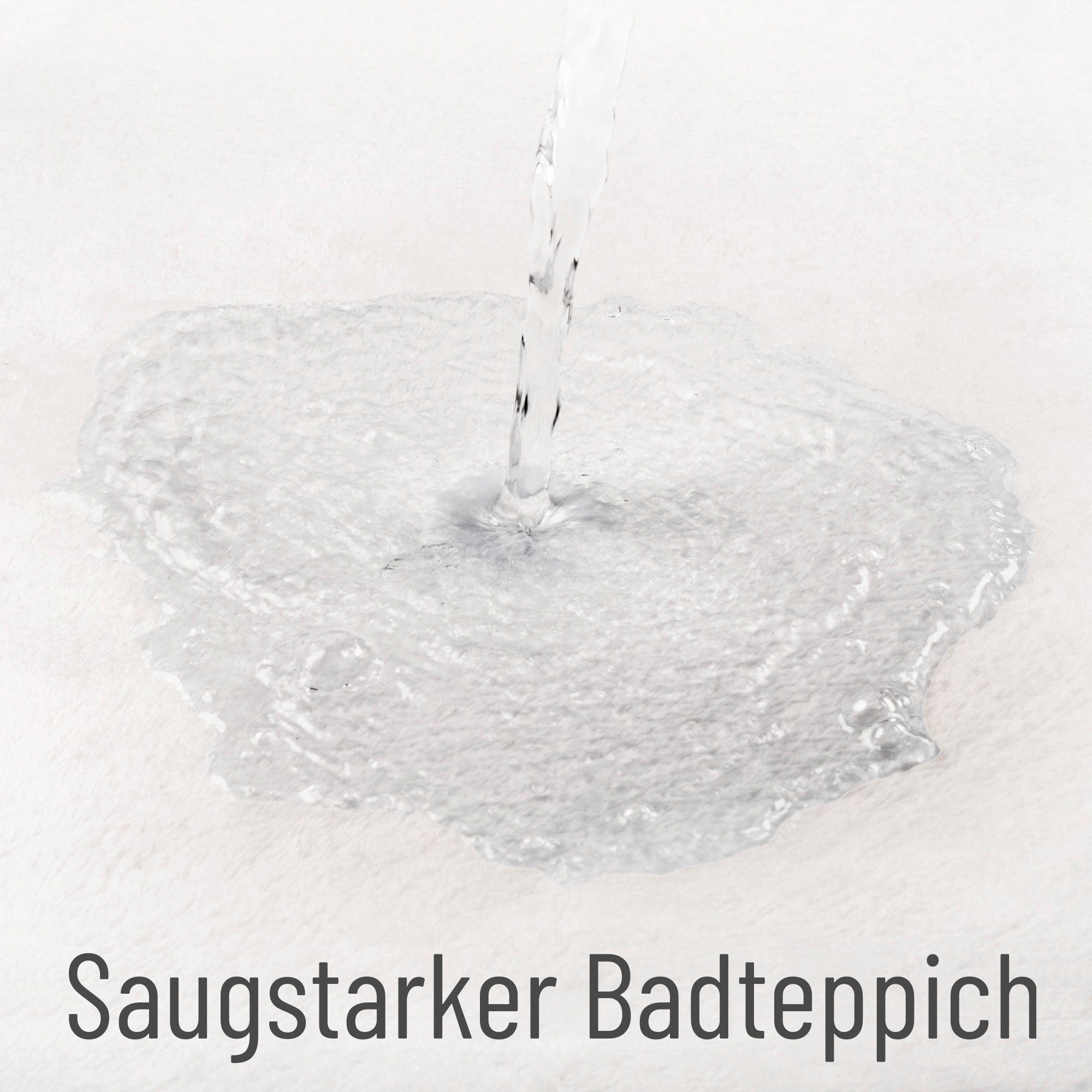 Sanilo Foam-badmat Veren superzacht, volle kleuren, antislip, wasbaar, 50 x 80 cm (1 stuk)
