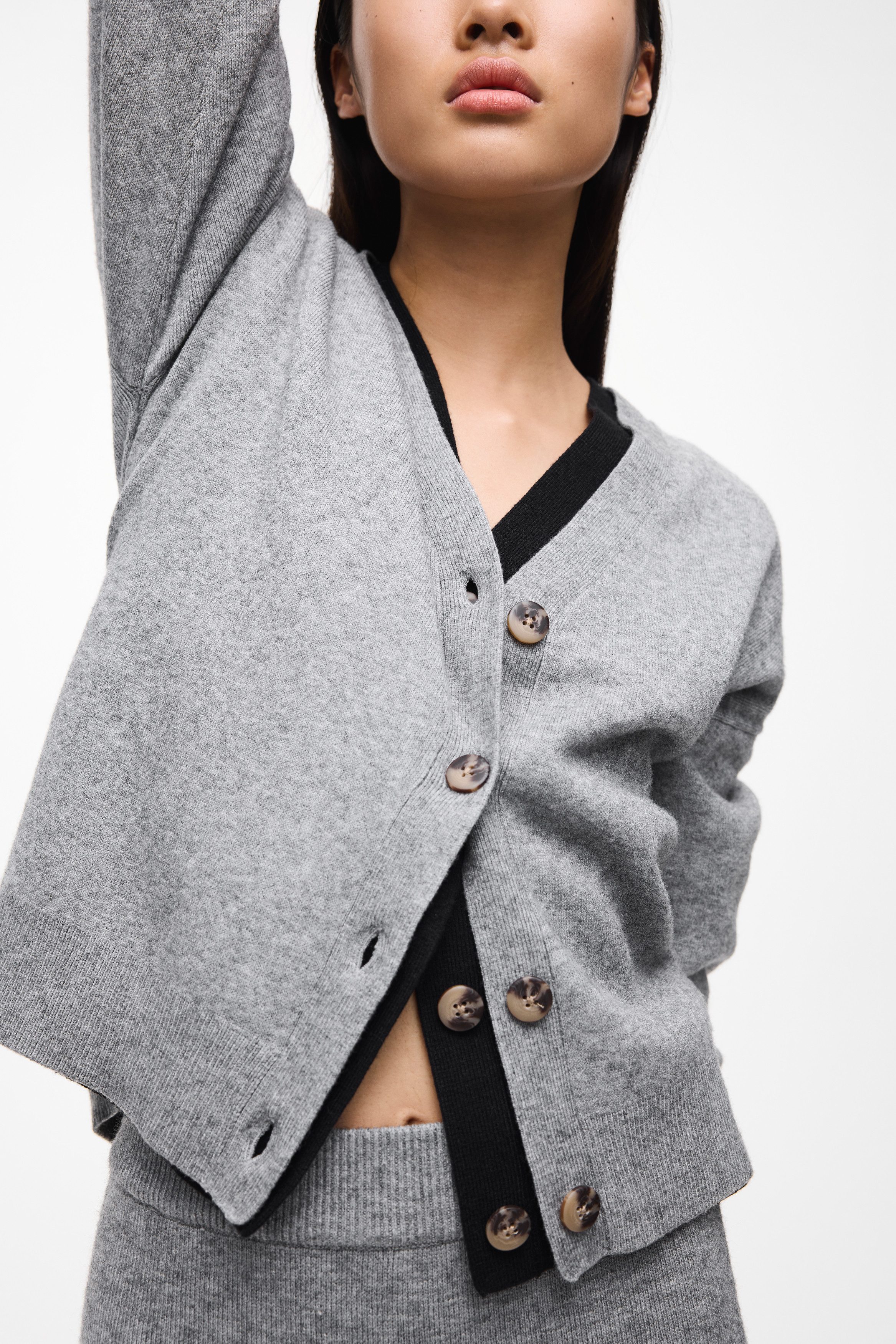 Vila Vest VIRIL V-NECK KNIT CARDIGAN - NOOS