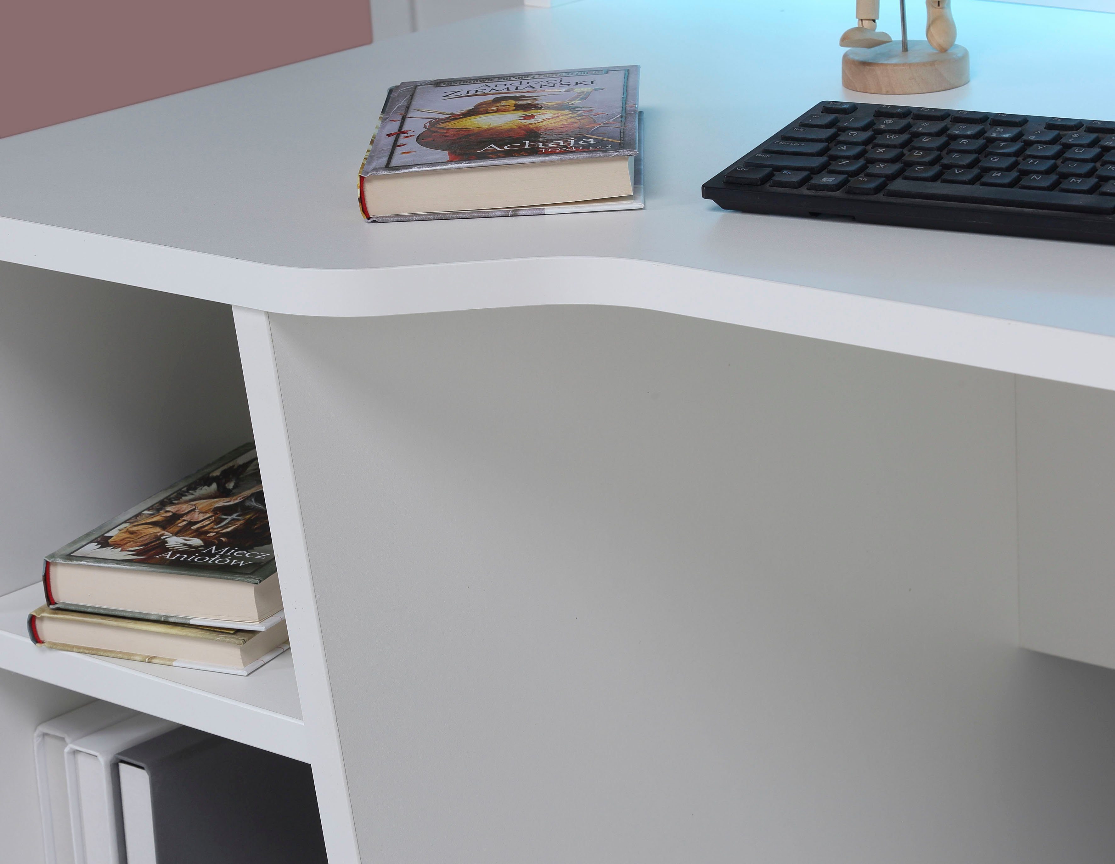 FORTE Gamingtafel Tezaur optioneel met rgb-verlichting