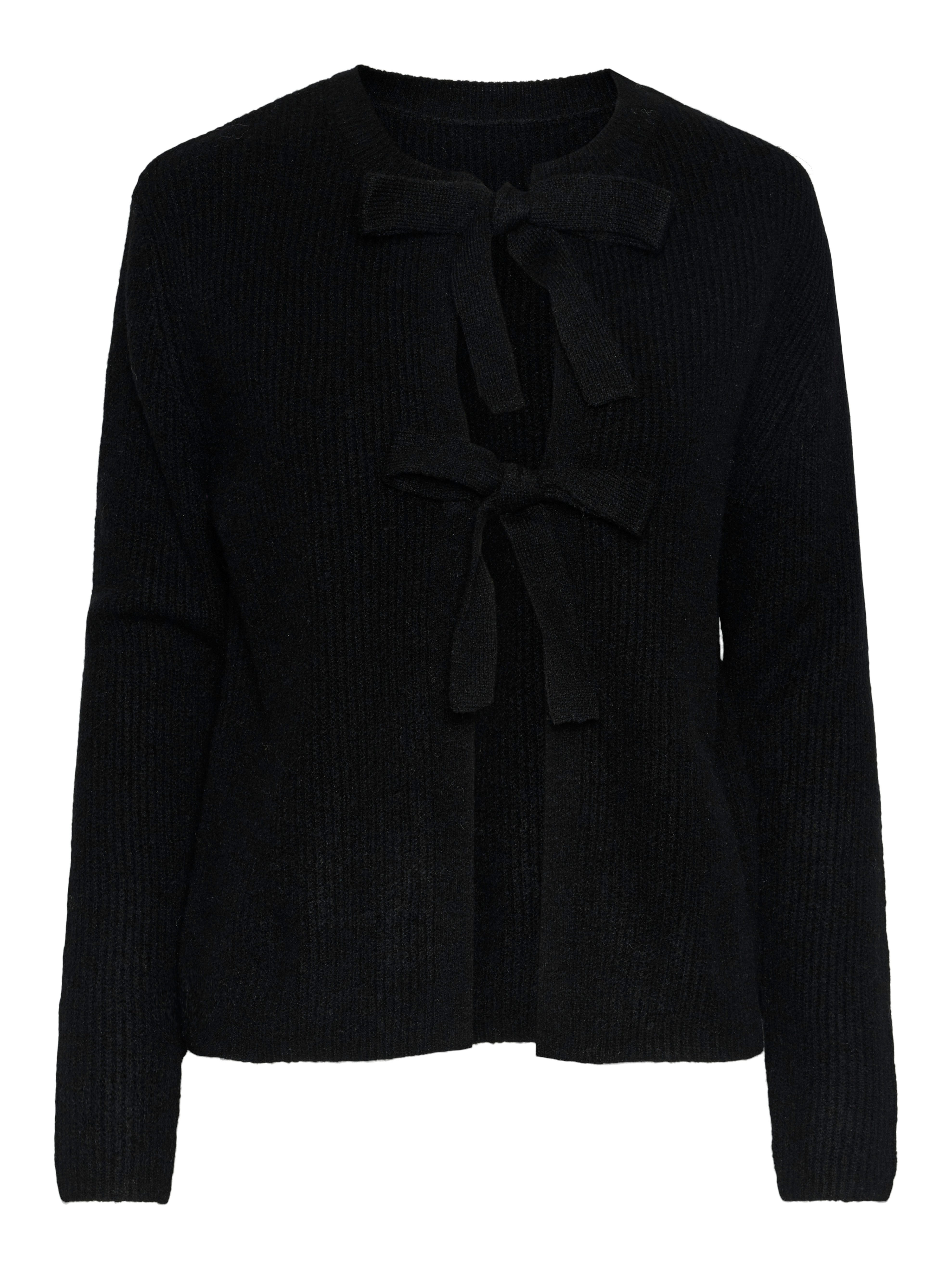 pieces Vest PCSILLY LS REV TIE KNIT NOOS BC
