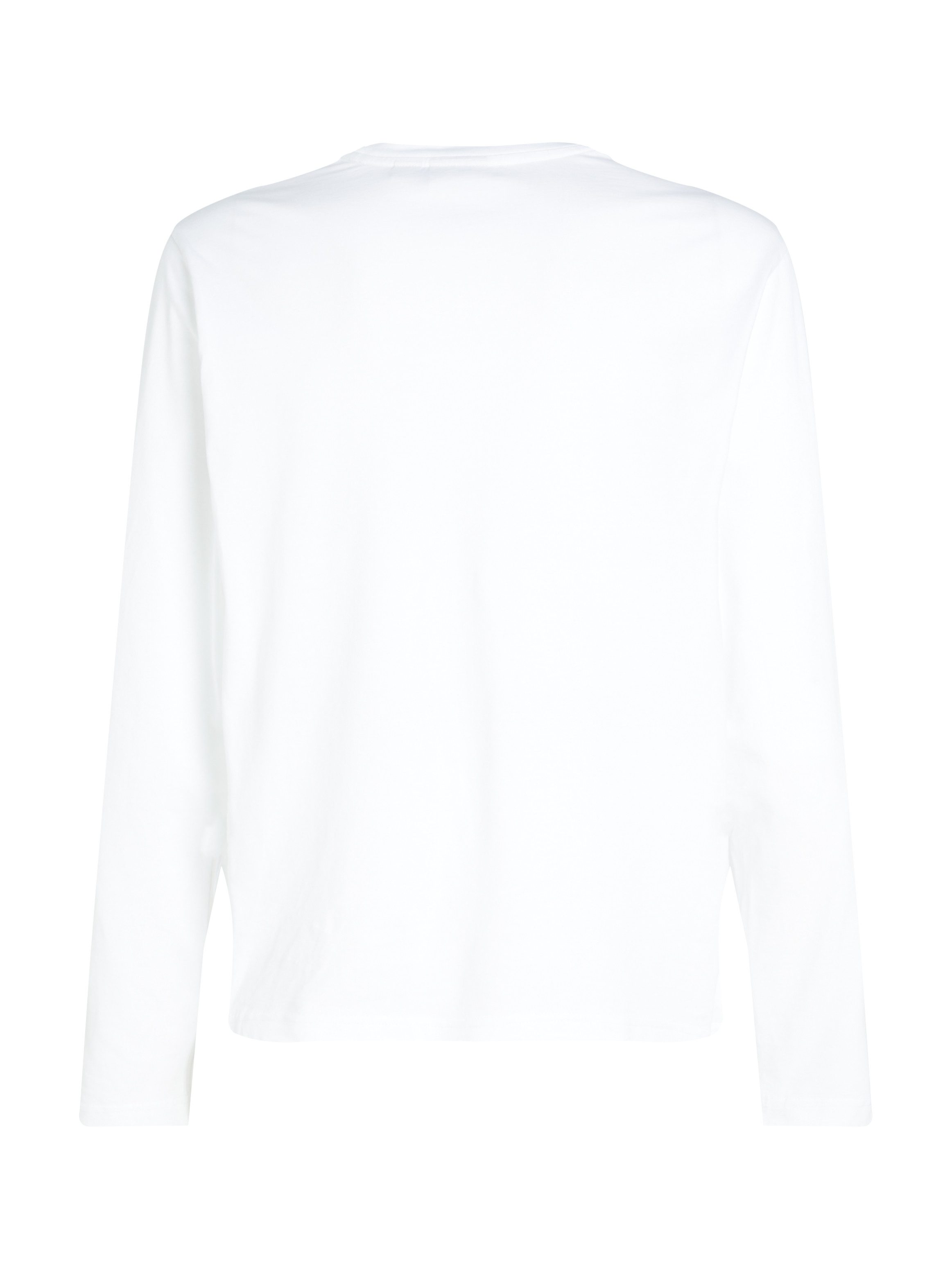 Calvin Klein Shirt met ronde hals SPLIT LINE LOGO LS T-SHIRT